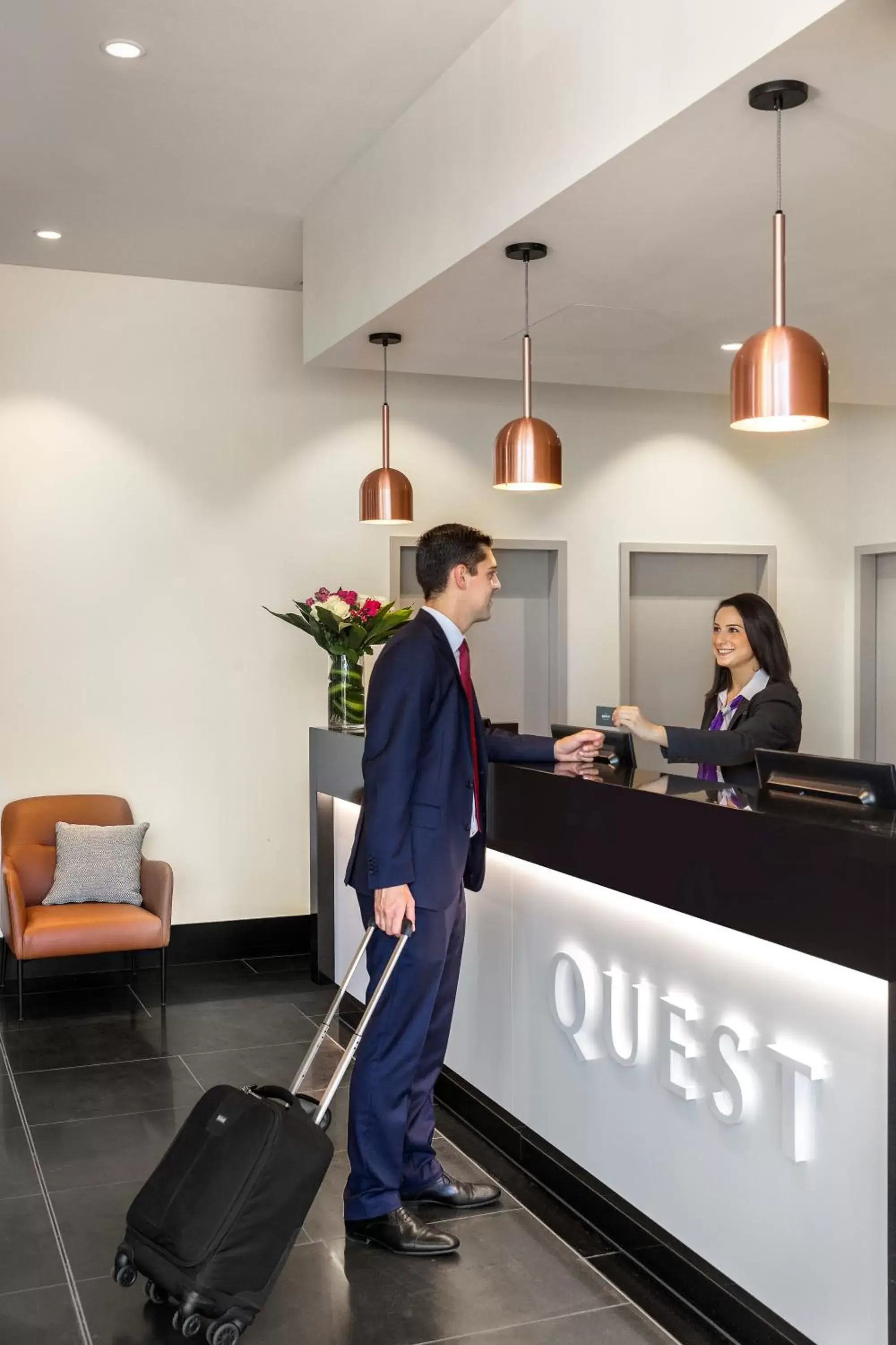 Lobby or reception, Lobby/Reception in Quest Chatswood