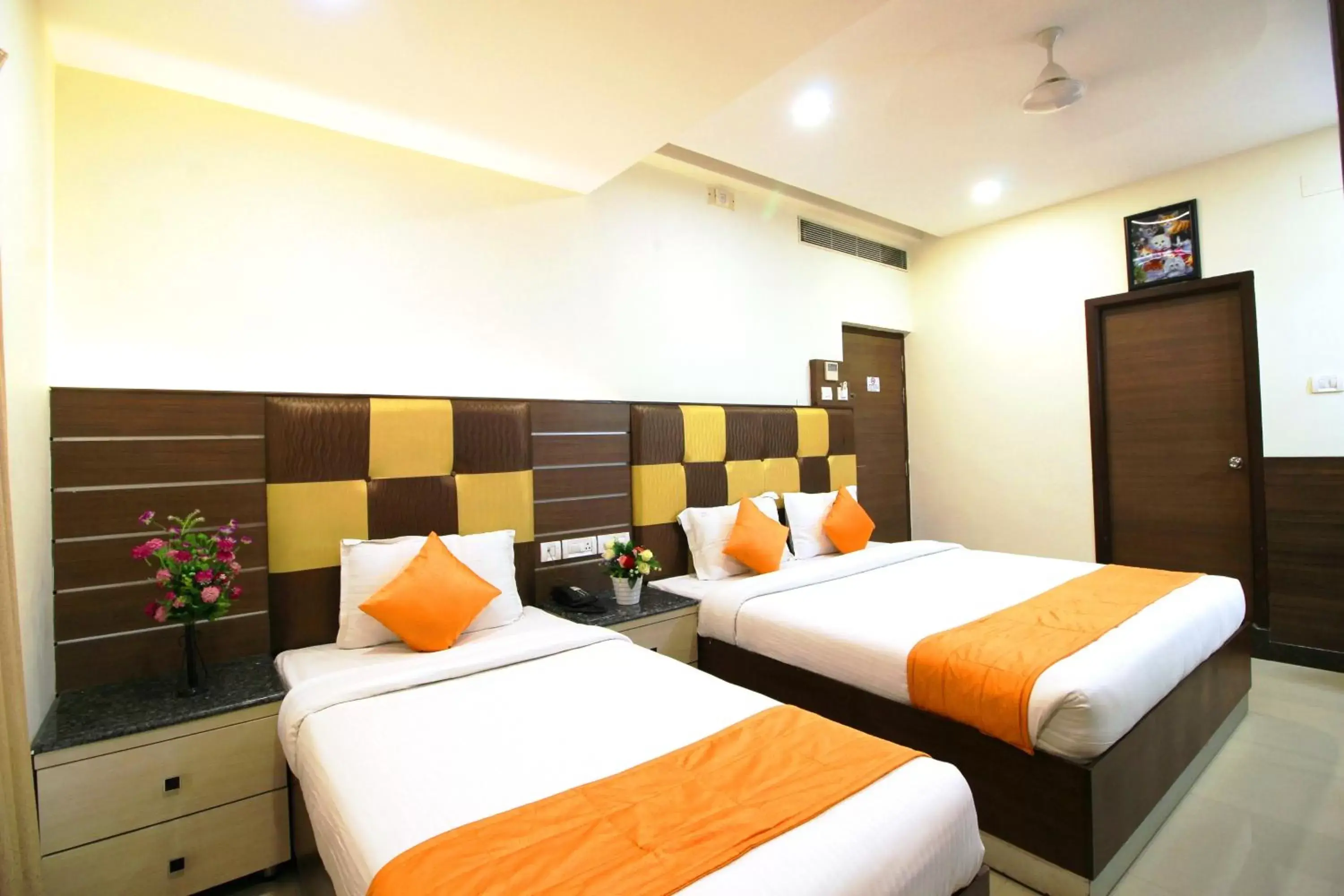 Bed in Saibala Grand Airport Hotel