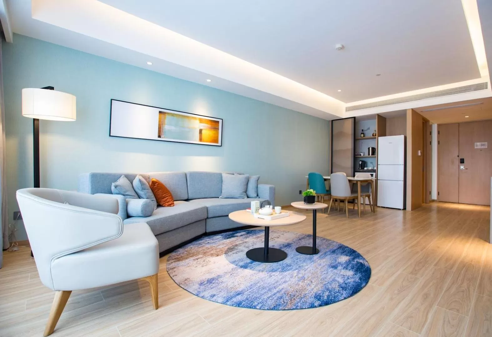 Living room, Seating Area in Shama Serviced Apartments Zijingang Hangzhou