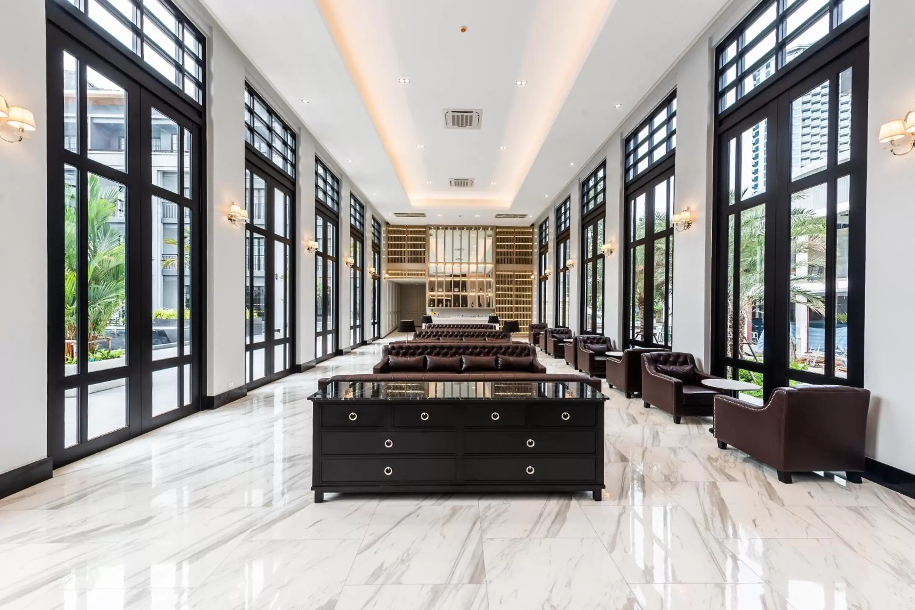 Lobby or reception in One Patio Hotel Pattaya - SHA Extra Plus Lobby or reception in One Patio Hotel Pattaya - SHA Extra Plus