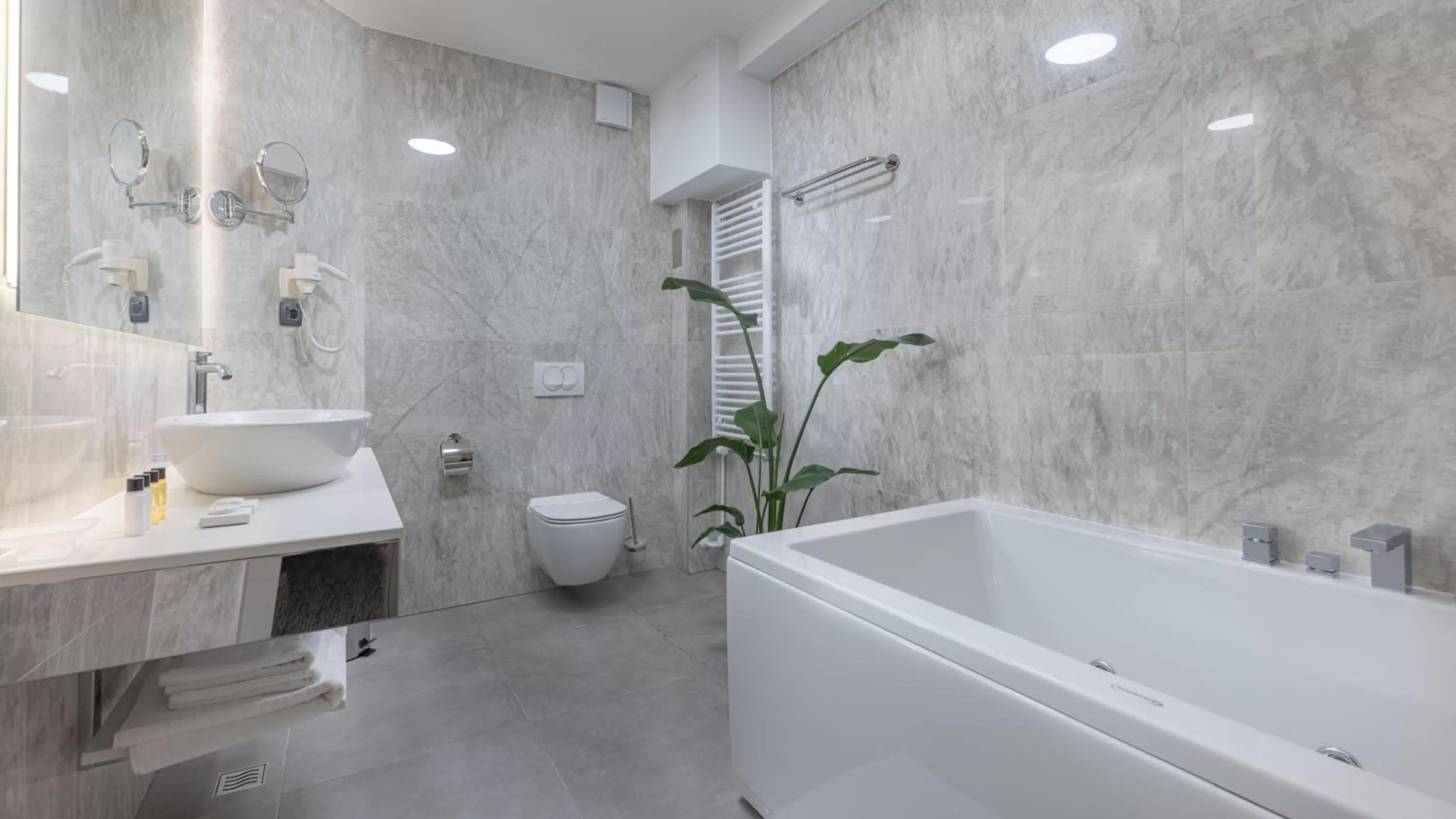 Bathroom in Grand Hotel Zagreb