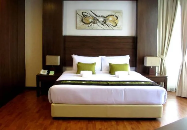 Bed in Samsuria Beach Resort & Residence