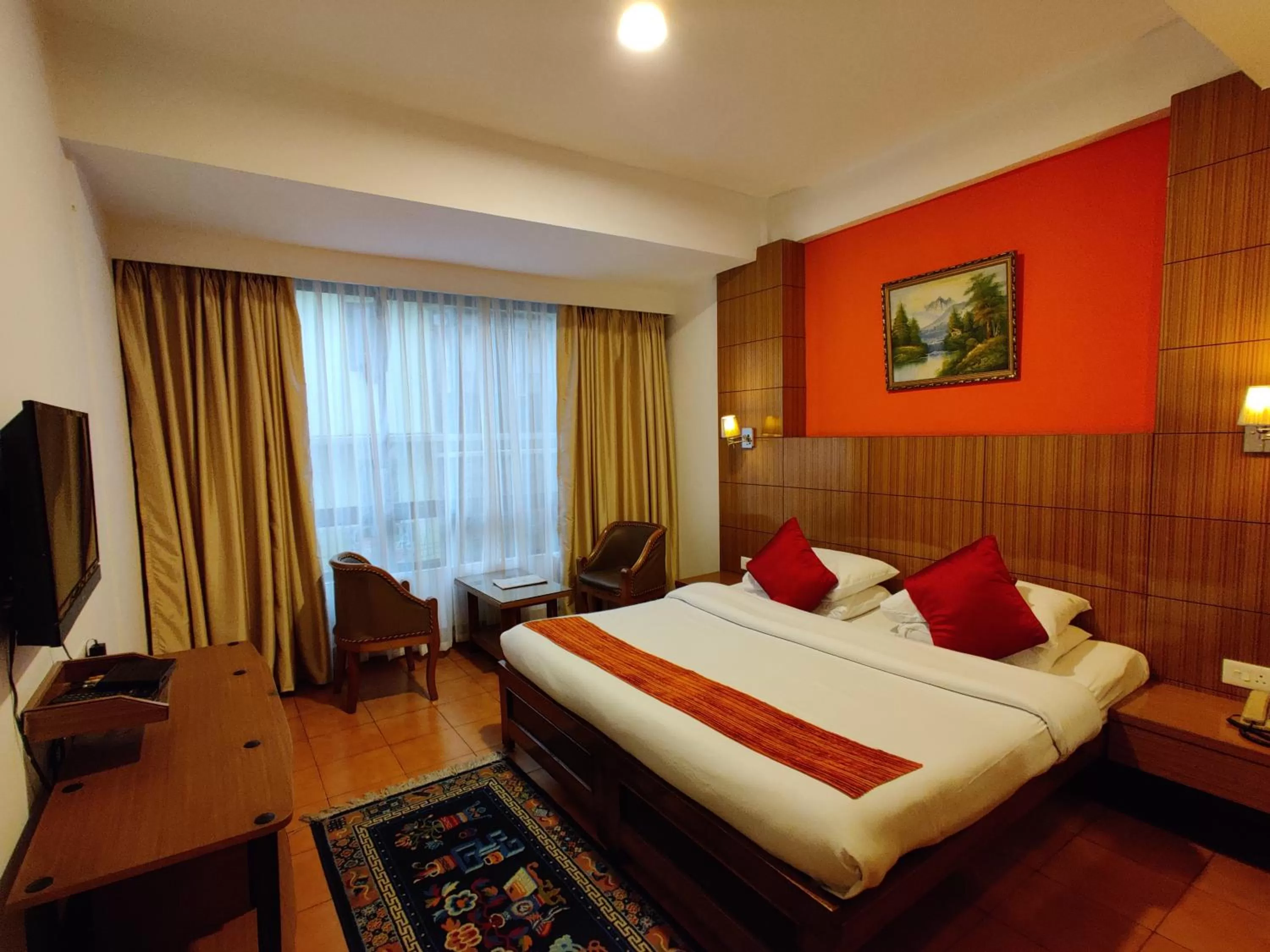 Bed in Hotel Tarayana