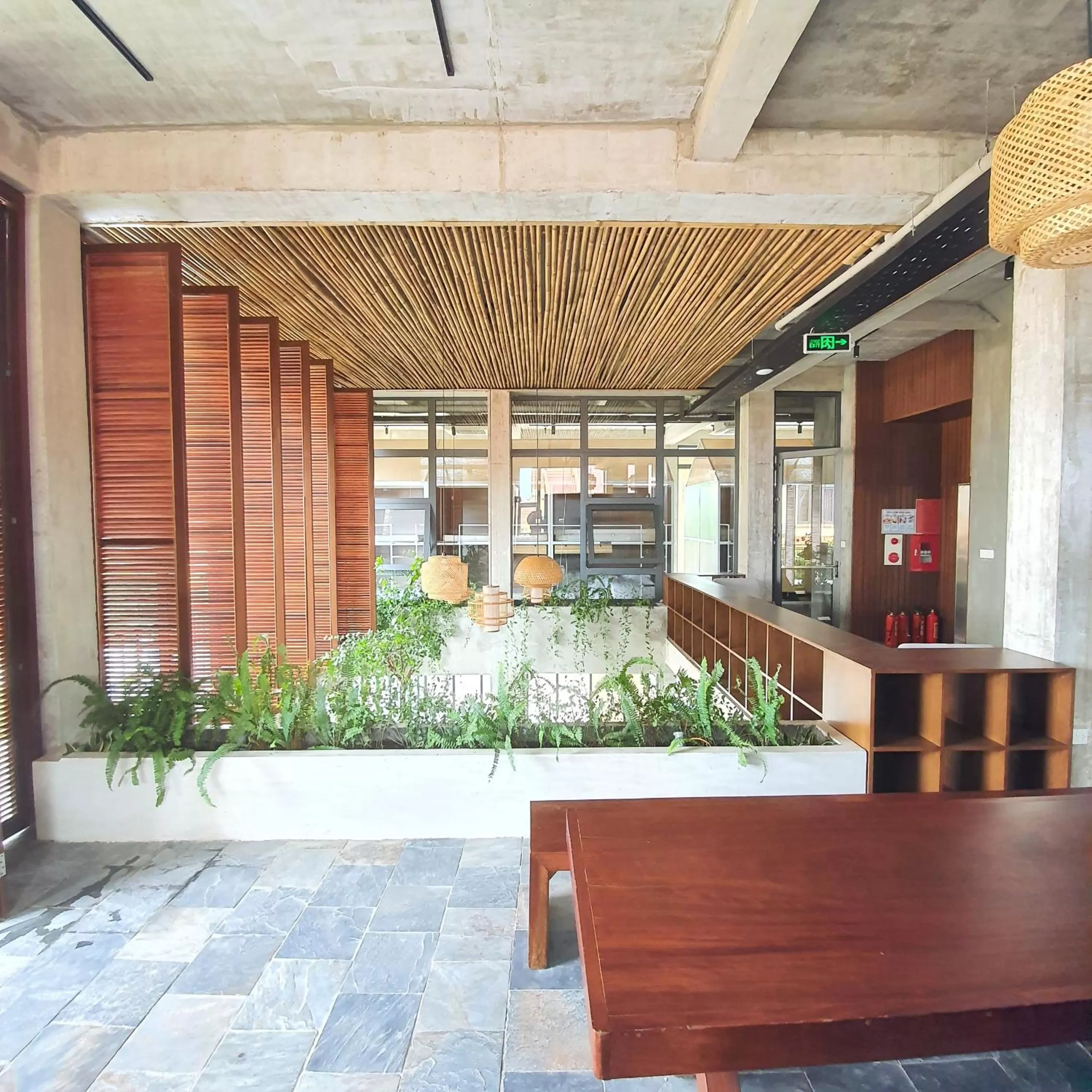 Patio in Cagina Boutique Hostel