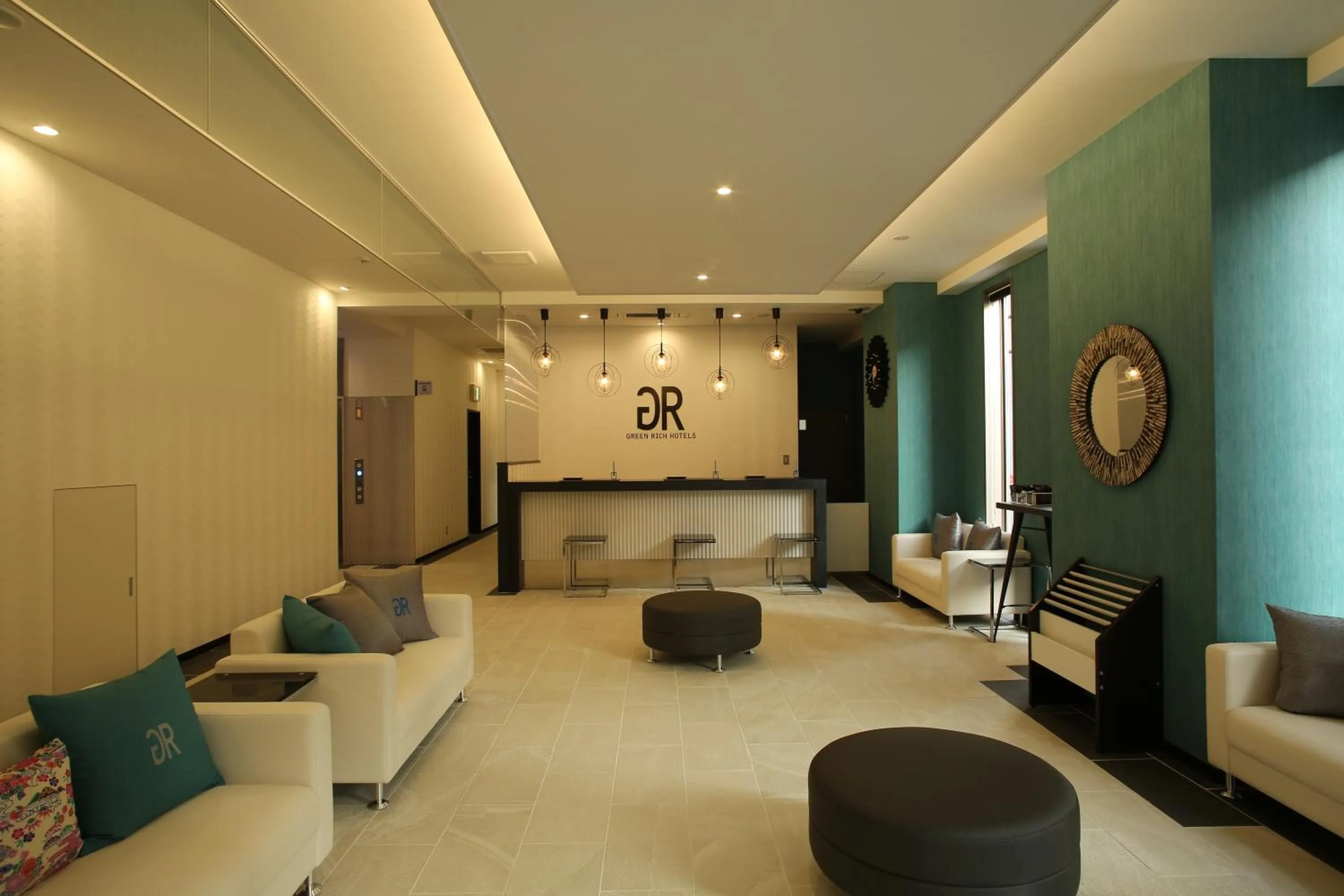 Lobby or reception in Green Rich Hotel & Capsule Naha - Artificial hot spring Futamata Yunohana