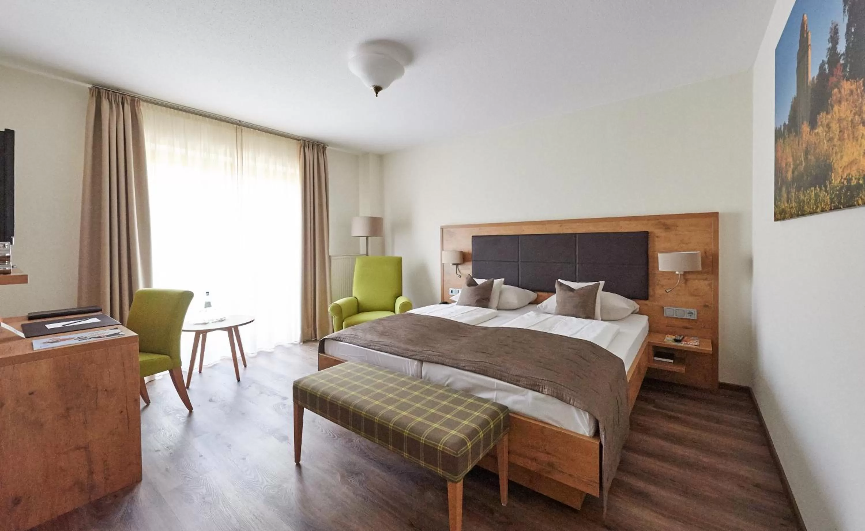 Photo of the whole room, Bed in Fetzers Landhotel