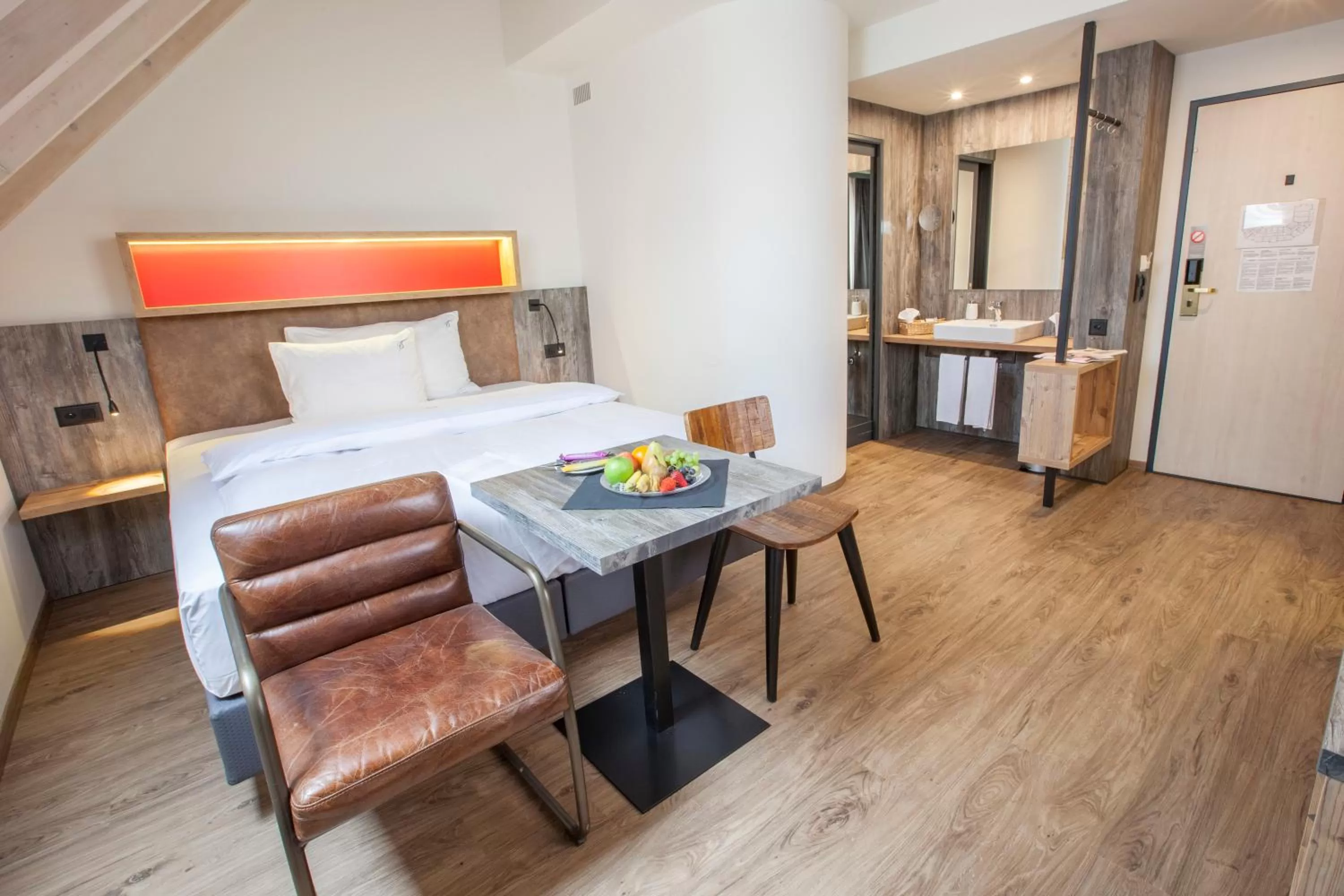 Bed in Boutiquehotel Thessoni Classic & Self service Residence Home Zürich