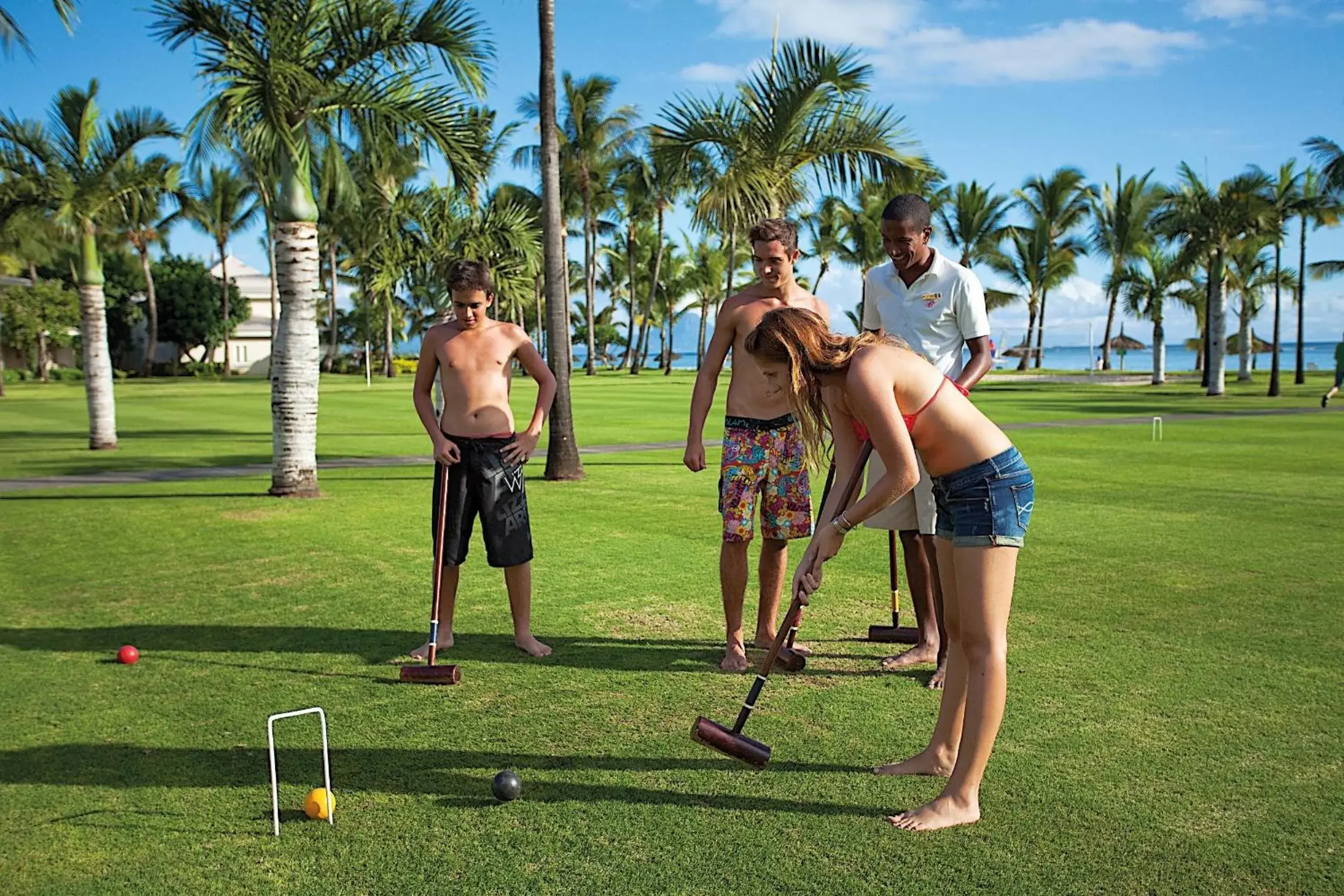 Garden in Sugar Beach Mauritius