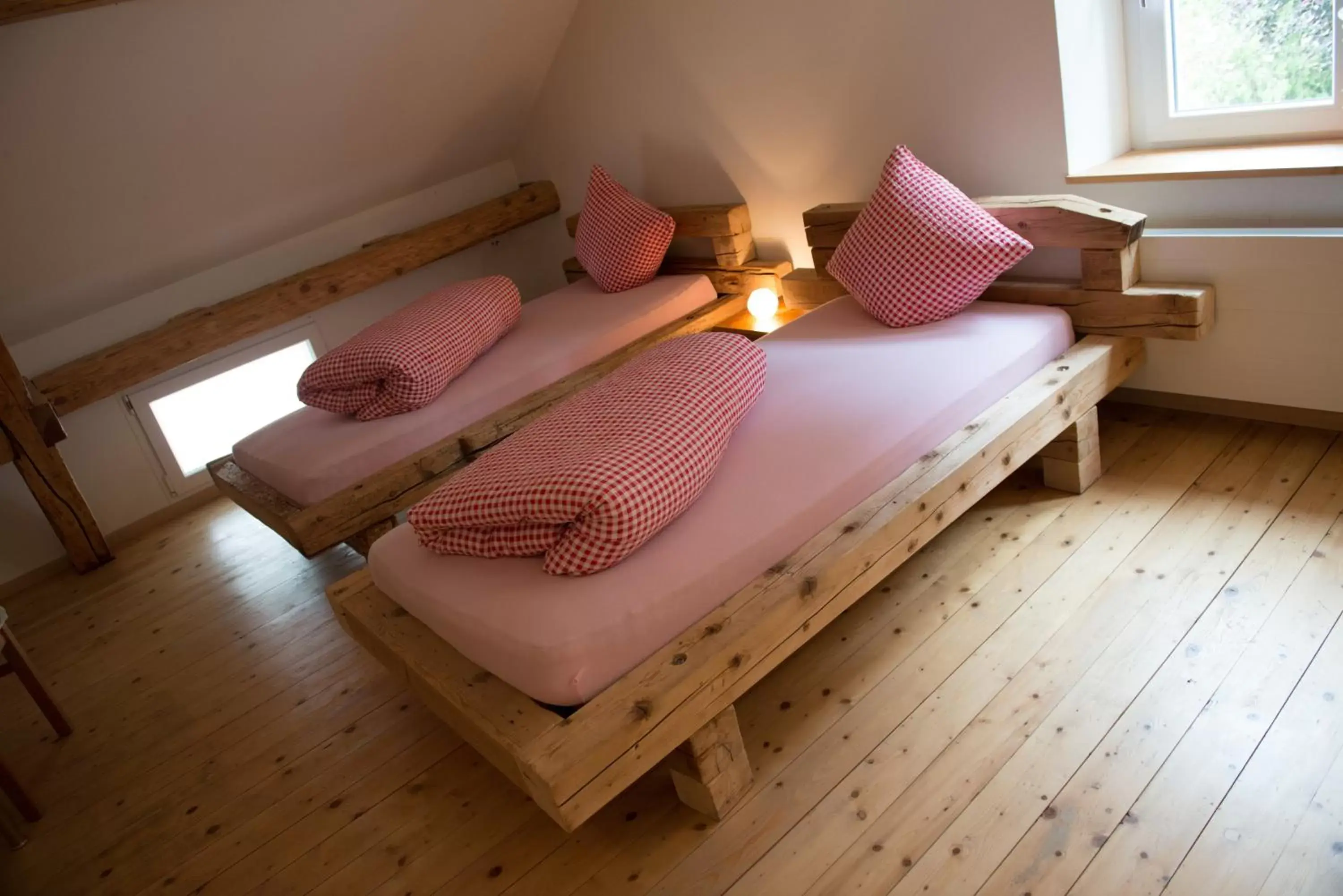 Photo of the whole room, Bed in Hirschen B&B