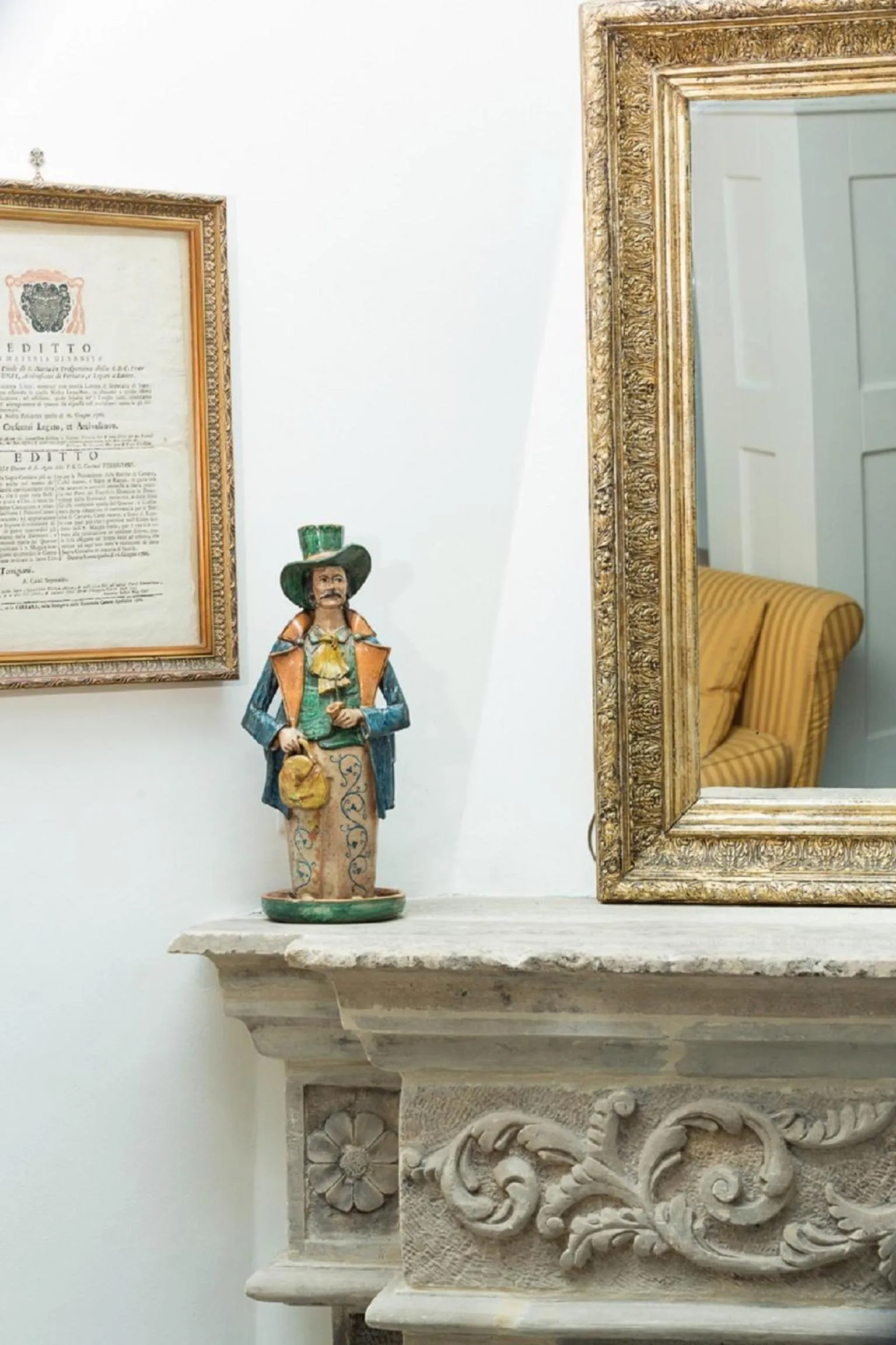 Decorative detail in Hotel Villa Nefele