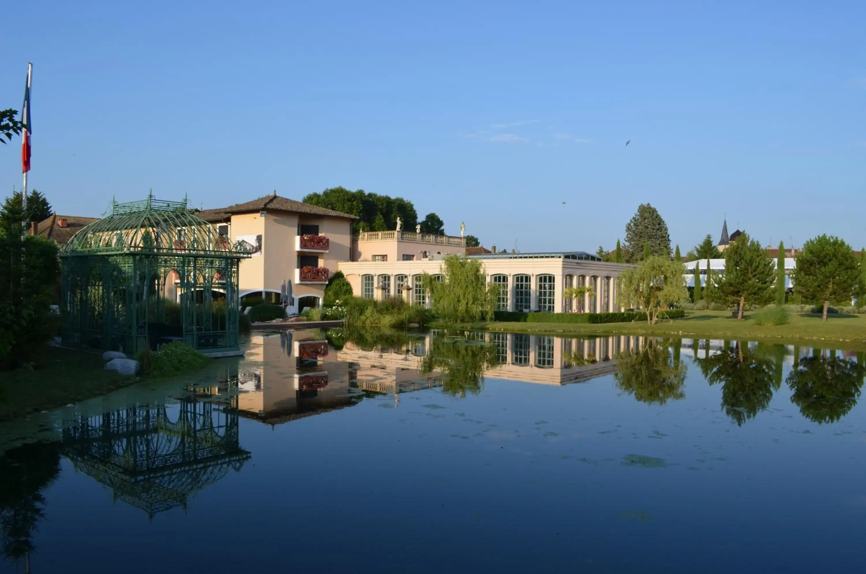 Facade/entrance, Property Building in Georges Blanc Parc & Spa