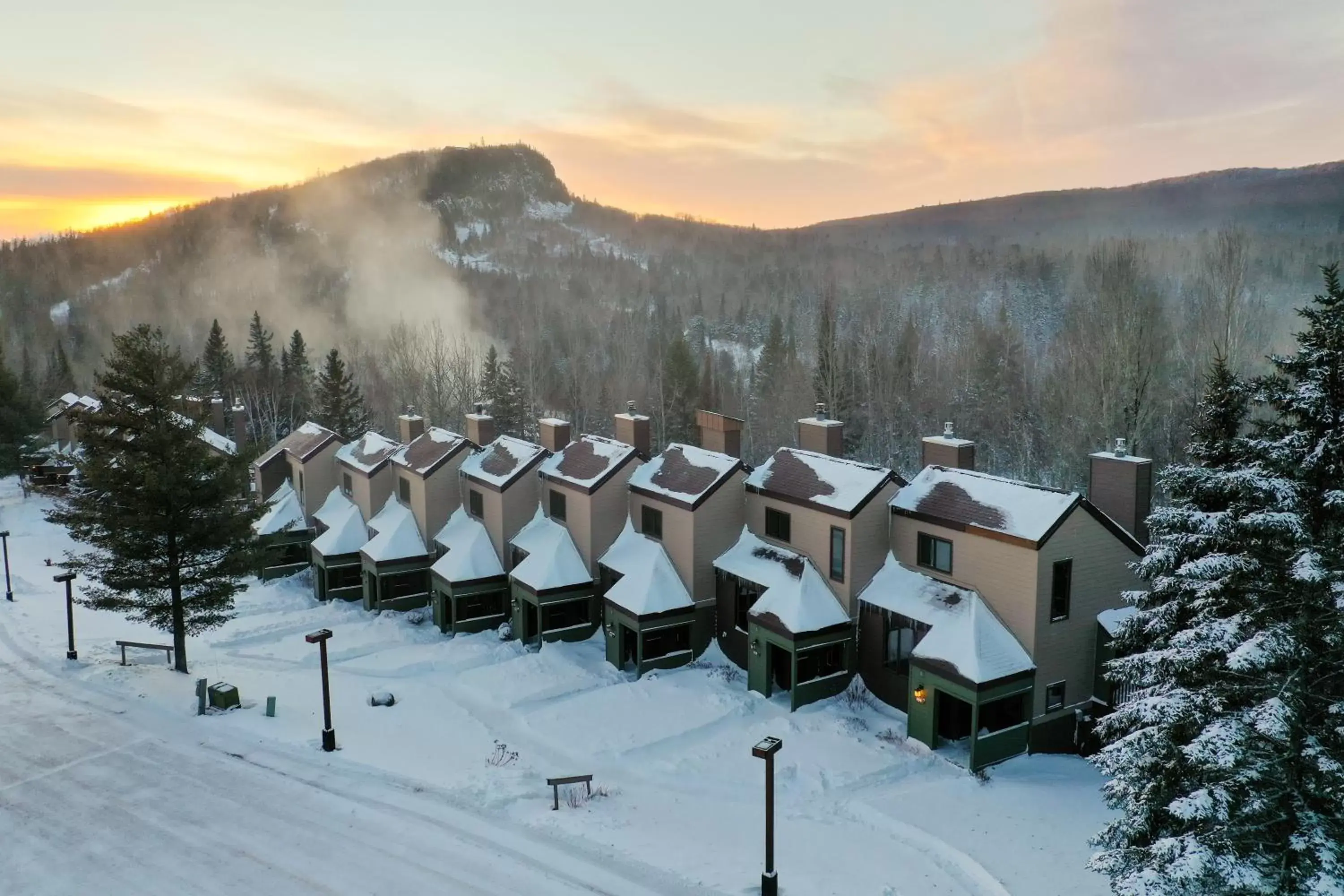 Winter in Caribou Highlands Lodge