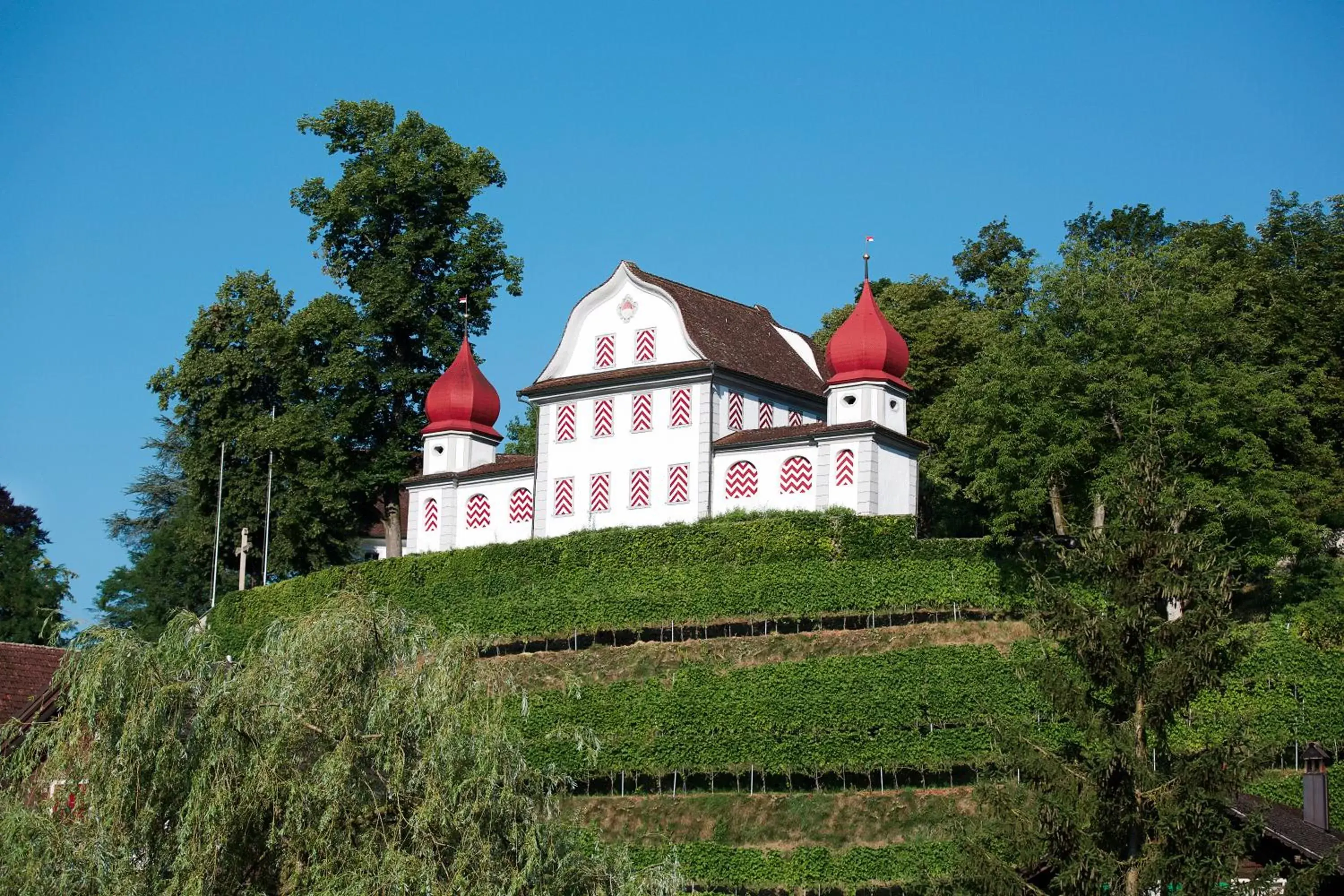 Landmark view, Property Building in Hotel Krone Sarnen