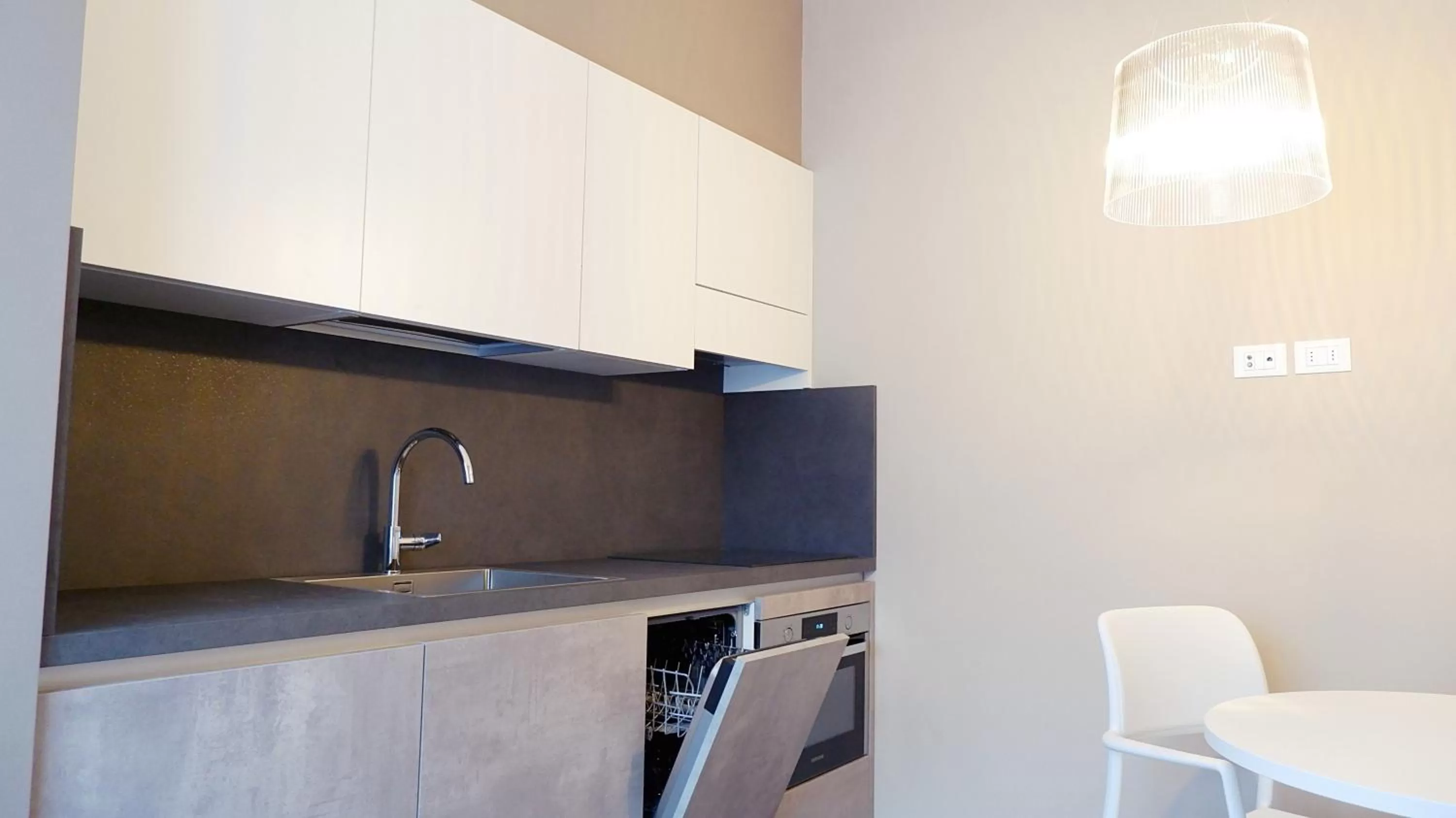 Kitchen/Kitchenette in Pianomare Riviera Apartments and Rooms