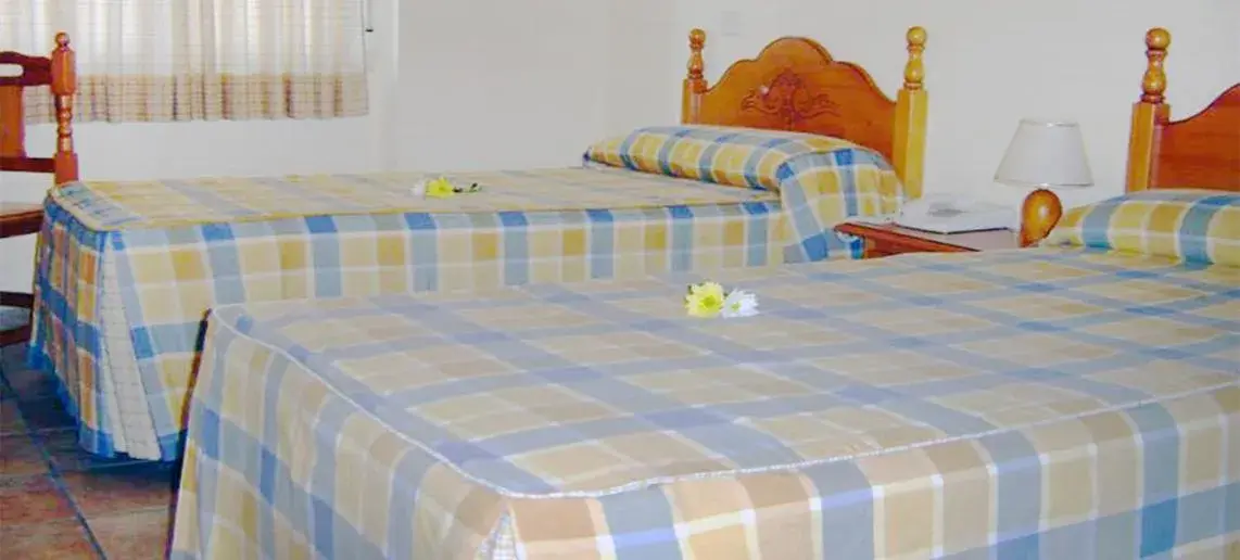 Bed in Hotel Miraflores
