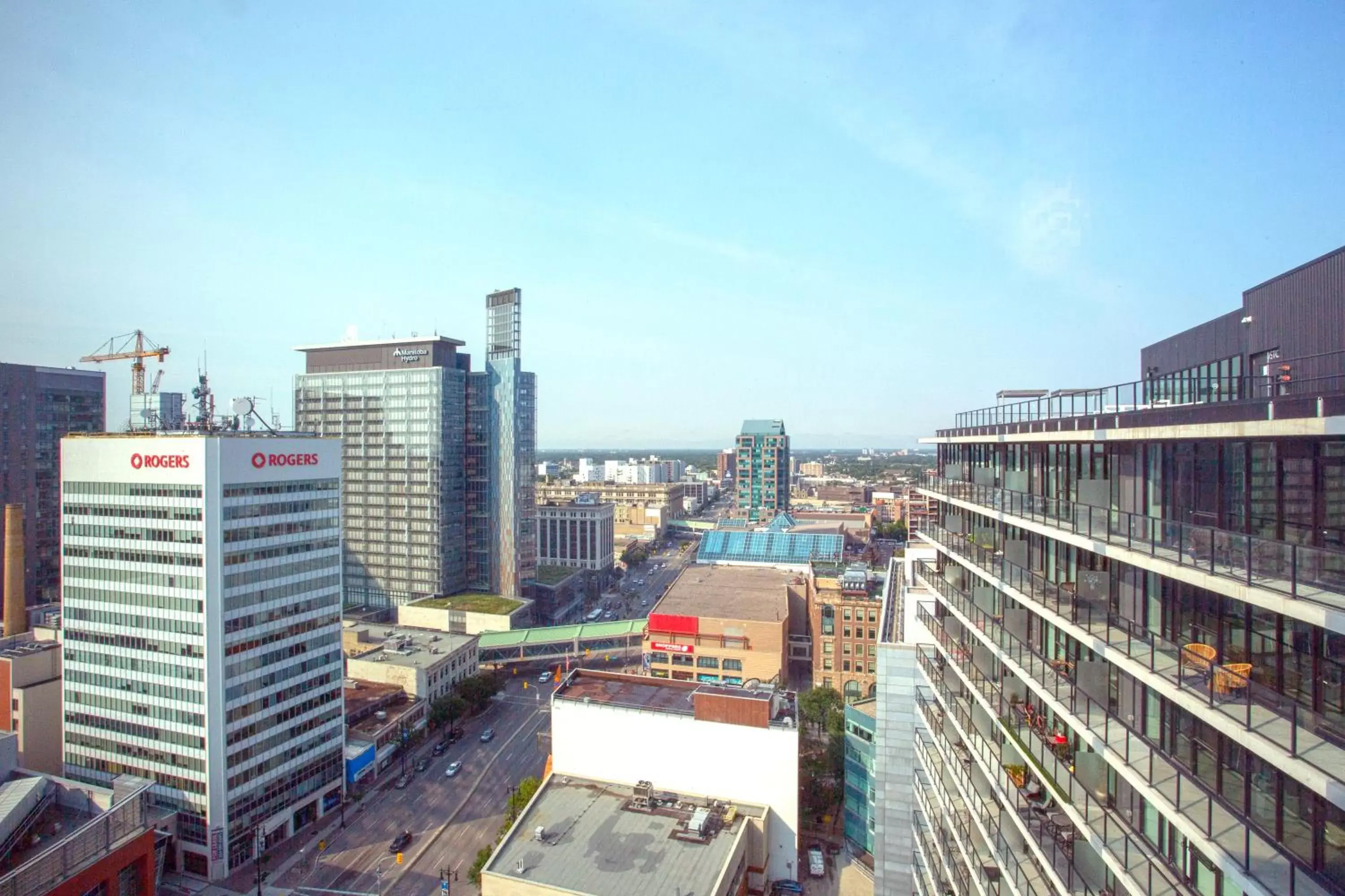 City view in Alt Hotel Winnipeg