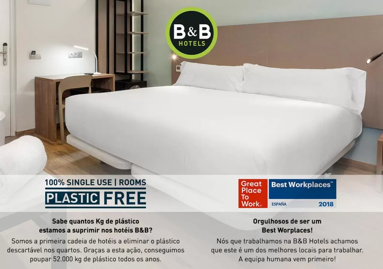 Logo/Certificate/Sign, Bed in B&B HOTEL Lisboa Montijo