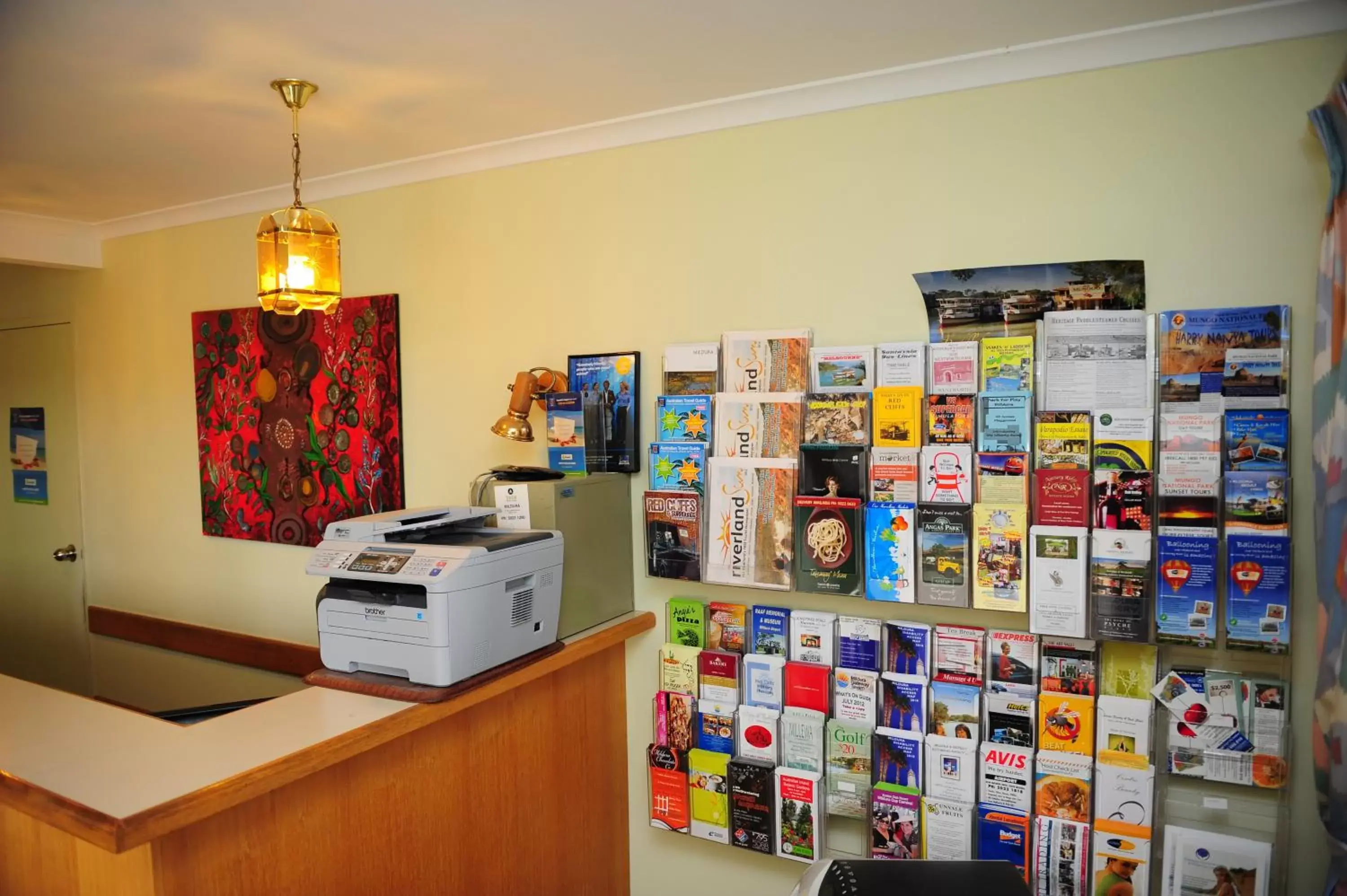 Lobby or reception in Mildura Plaza Motor Inn