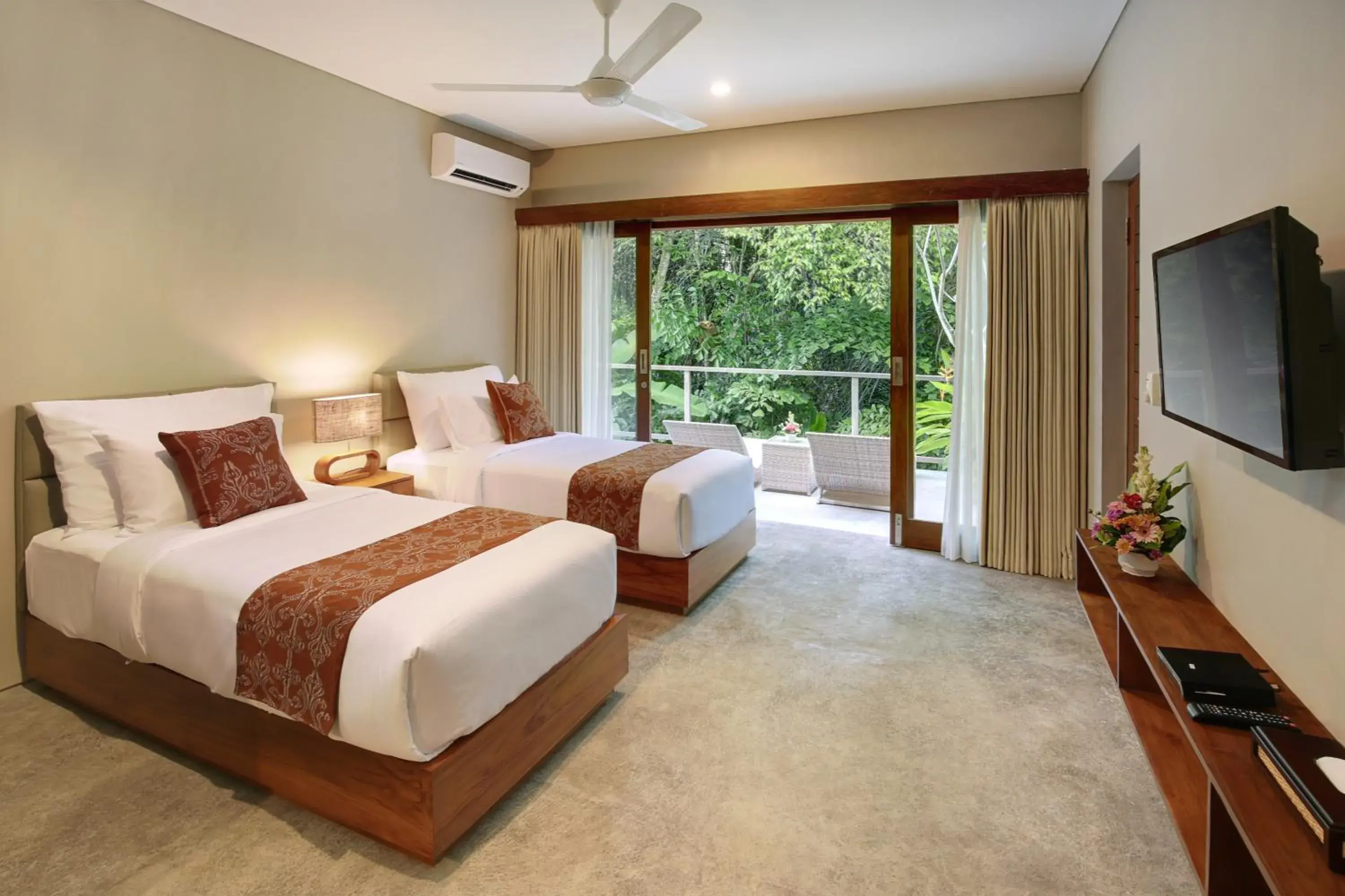 Bedroom, Bed in Sativa Villas Ubud with Private Pool Bedroom, Bed in Sativa Villas Ubud with Private Pool