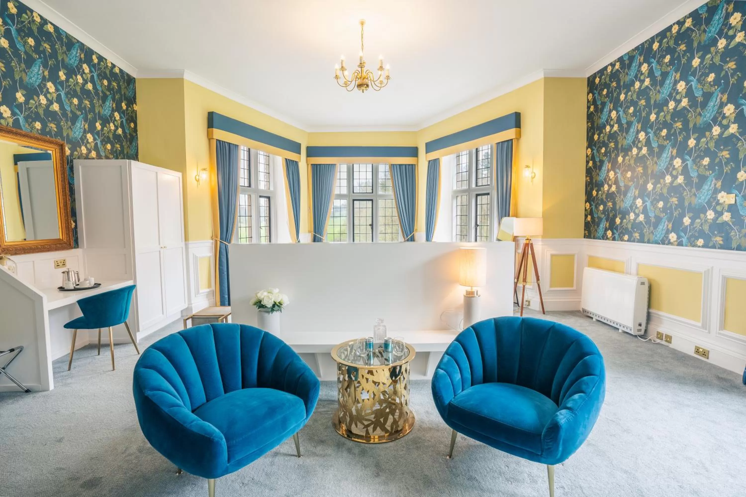 Seating area in Broome Park Hotel