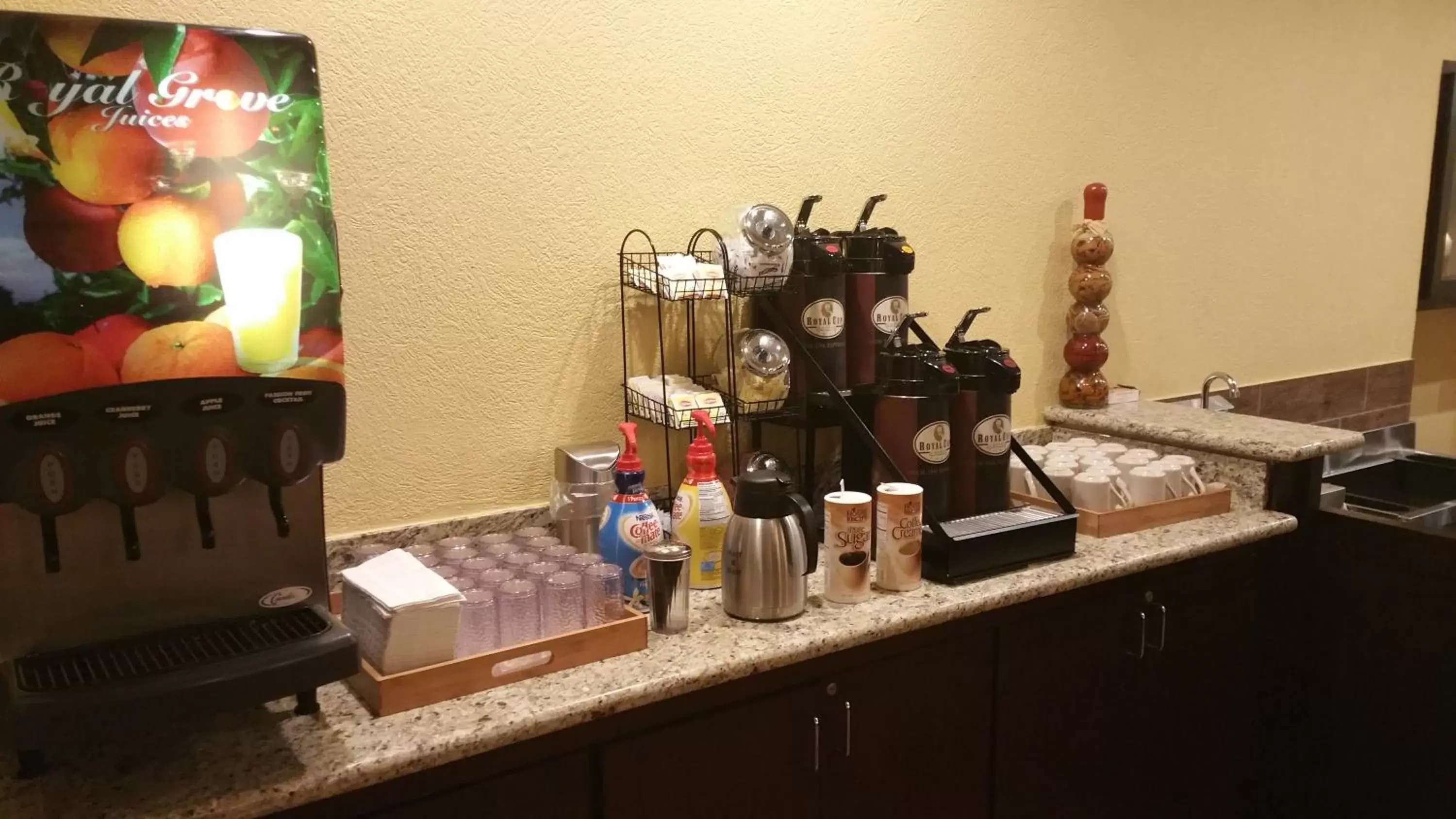 Continental breakfast in Ramada by Wyndham Houston Intercontinental Airport East