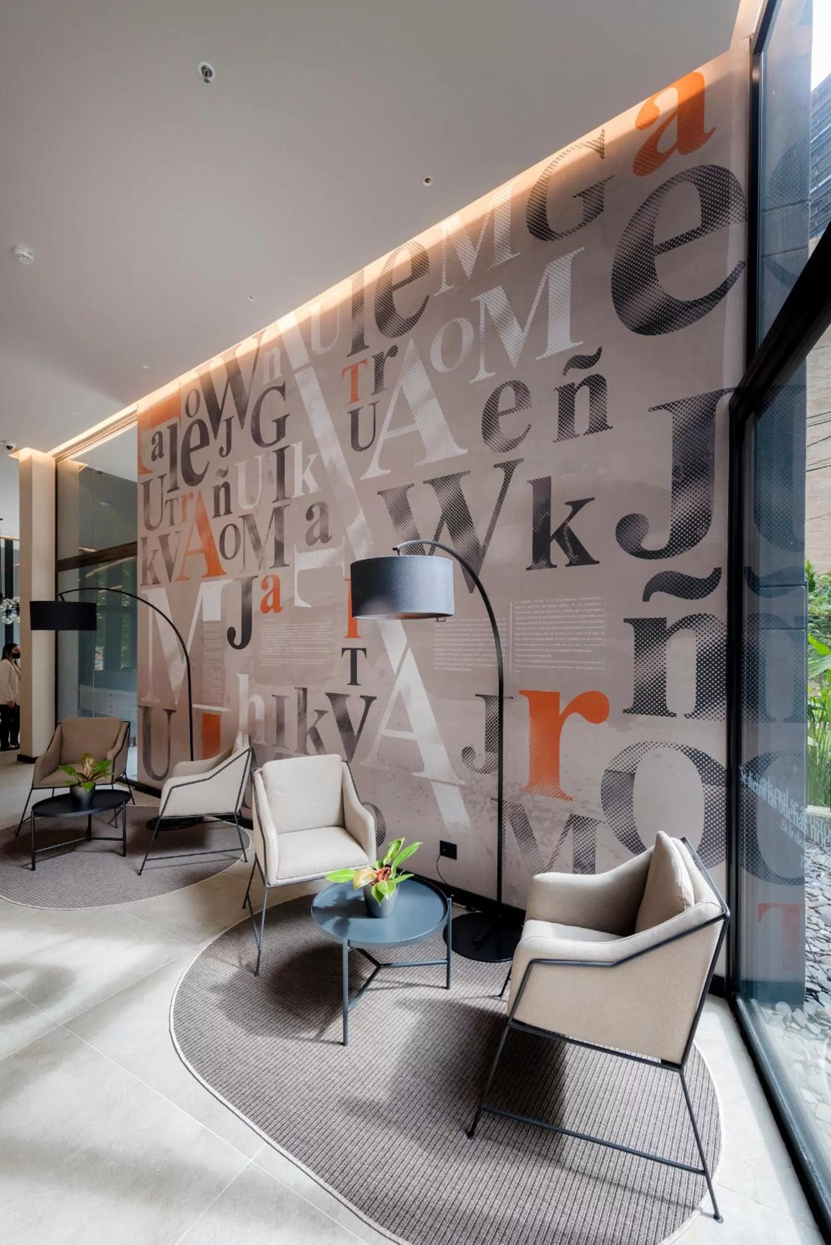 Living room in Lettera Hotel