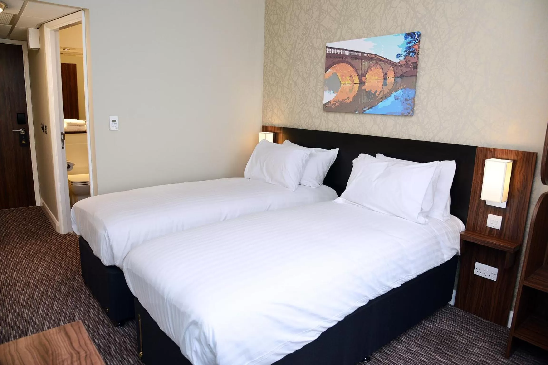 Bedroom, Bed in Lock Keeper, Worksop by Marston's Inns