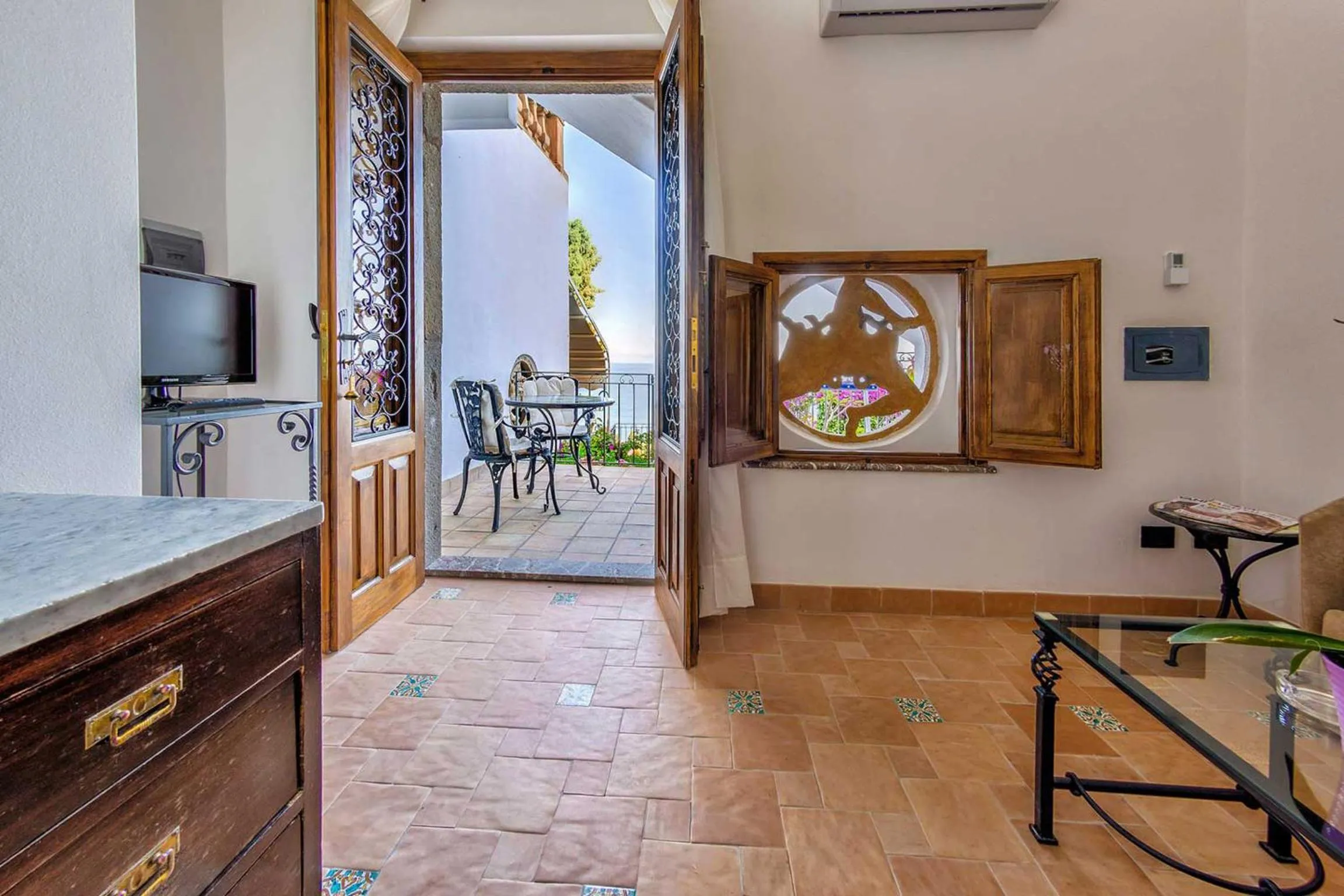 Decorative detail in Hotel Bel Soggiorno