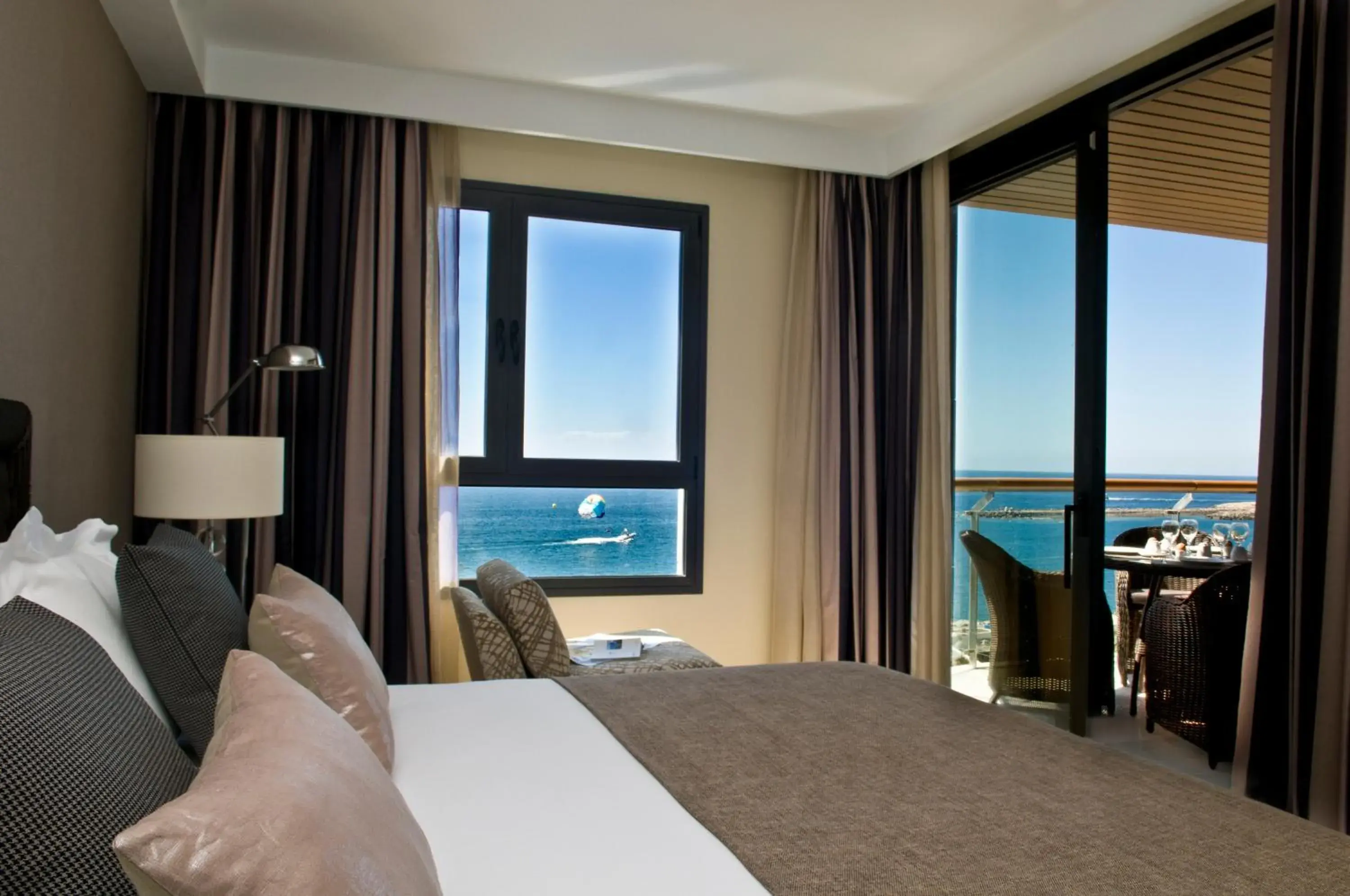 Bed, Sea View in Radisson Blu Resort Gran Canaria