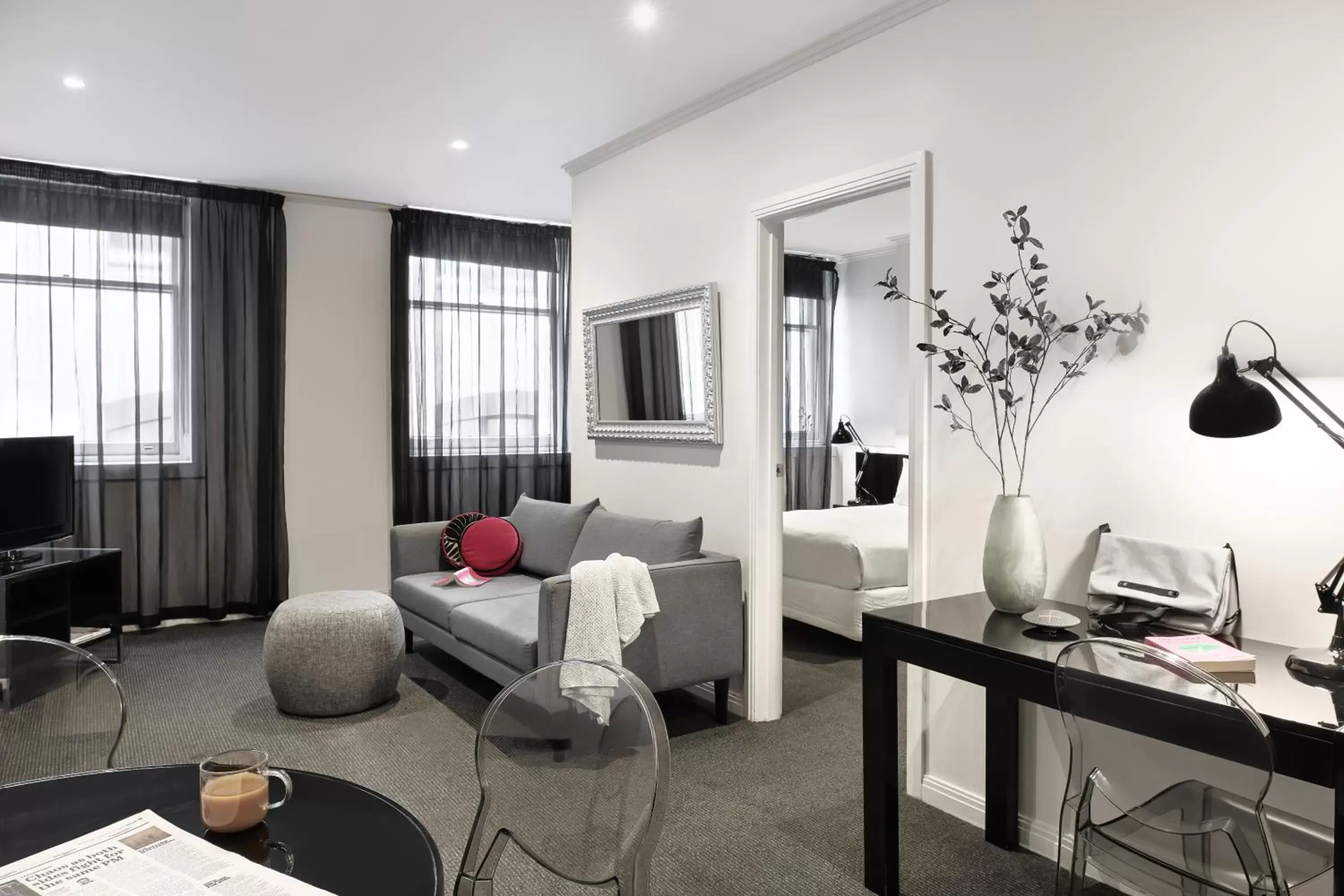 Living room in Punthill Apartment Hotel - Flinders Lane