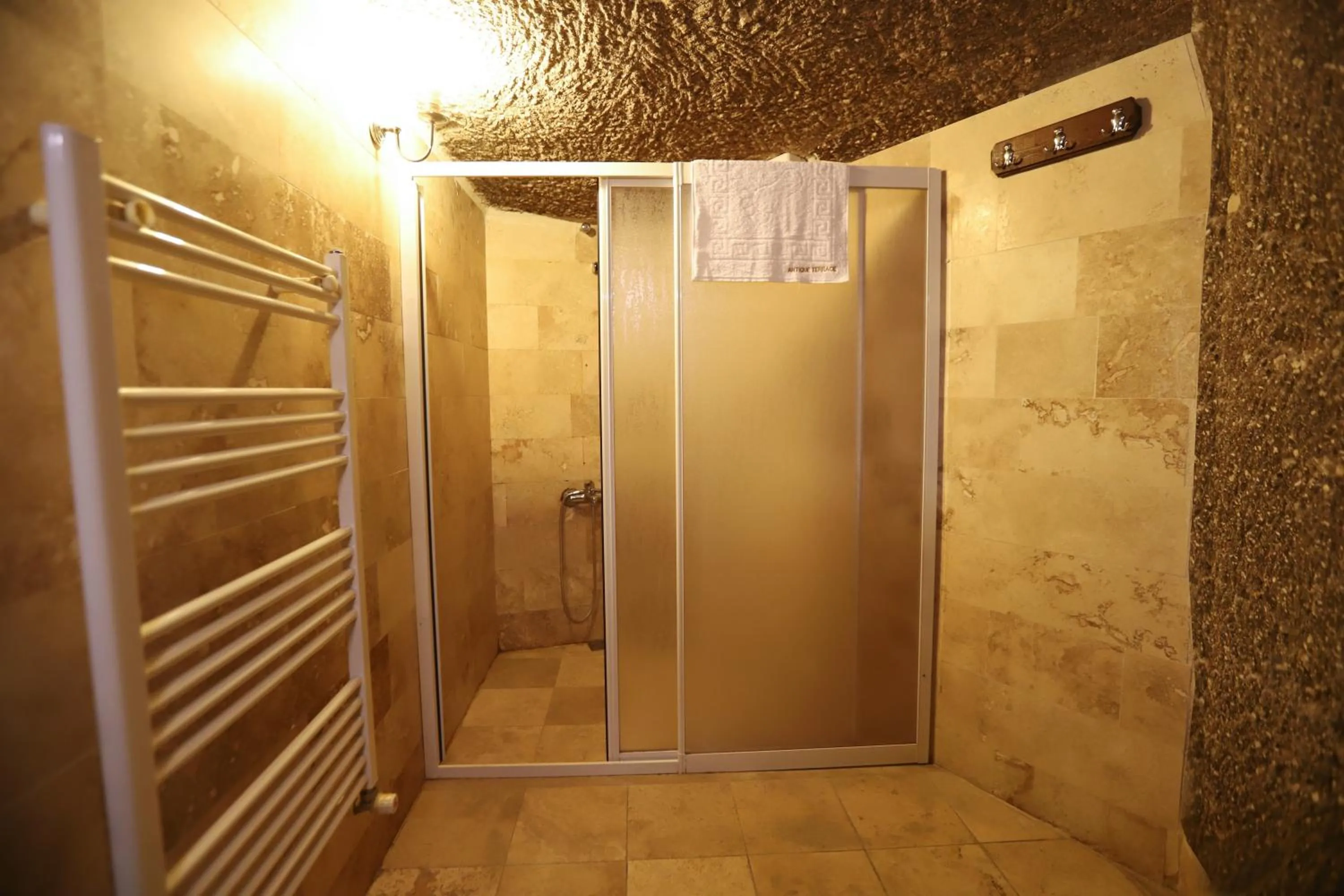 Shower in Antique Terrace Cave Suites