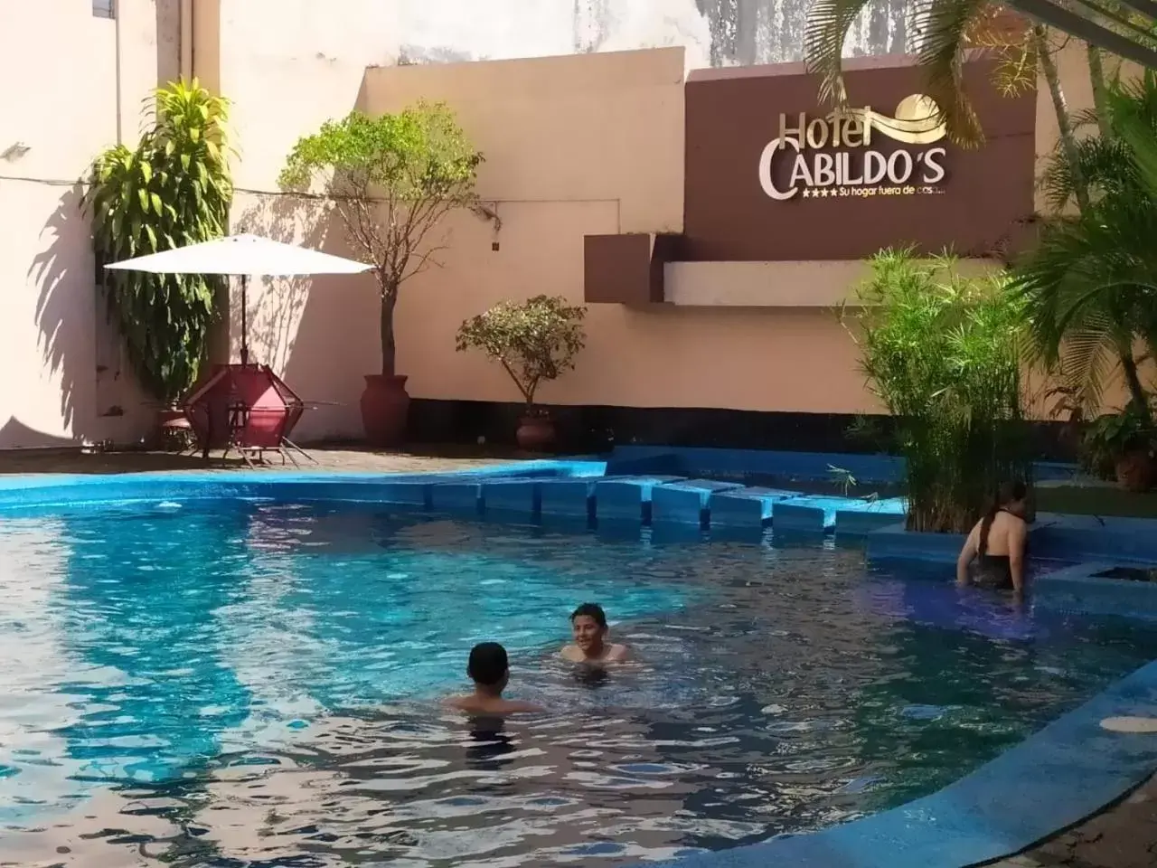 People, Swimming Pool in Hotel Cabildos