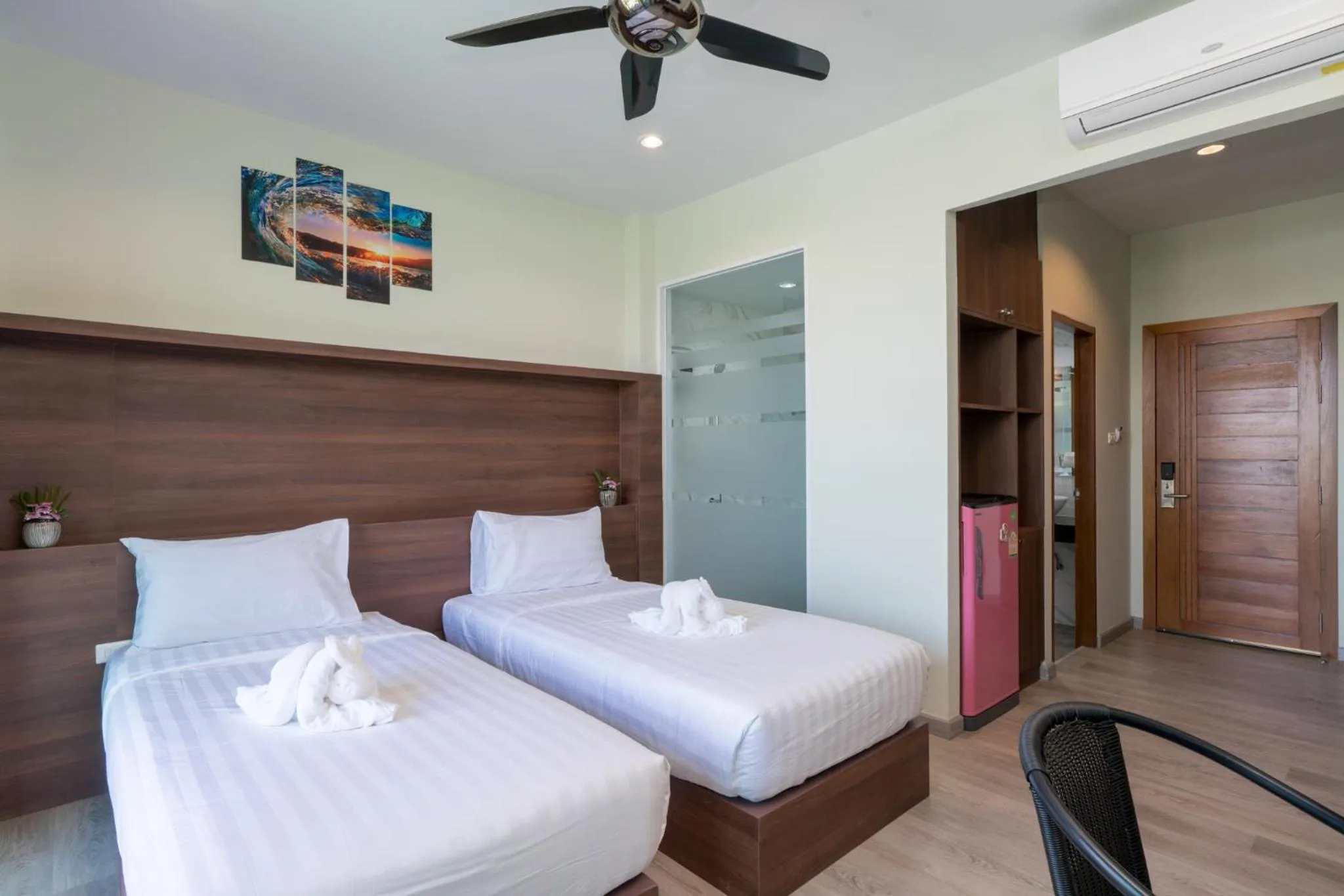 Bedroom, Bed in Peace Blue Naiharn Naturist Resort Phuket SHA Extra Plus