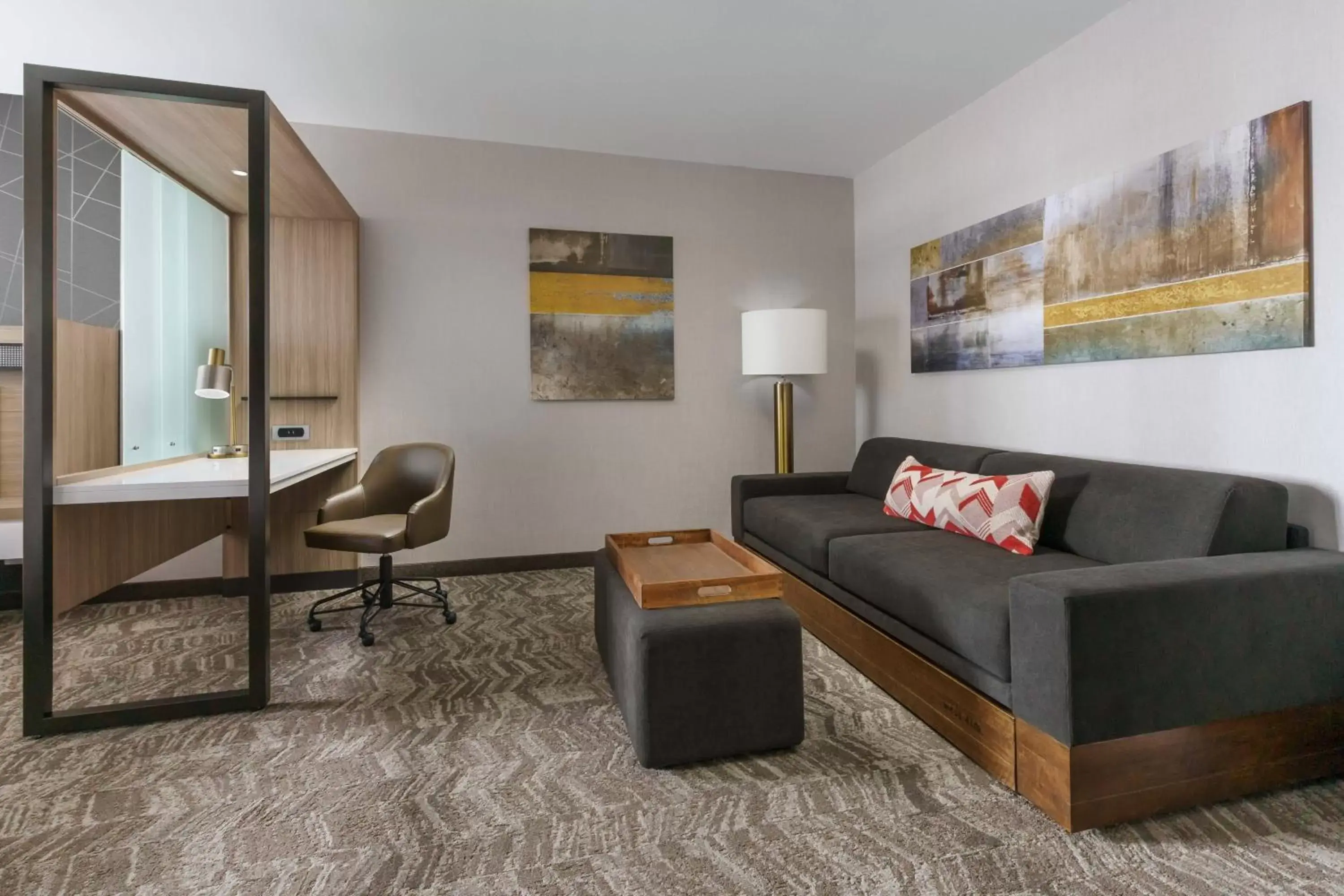 Bedroom, Seating Area in SpringHill Suites by Marriott Philadelphia West Chester/Exton