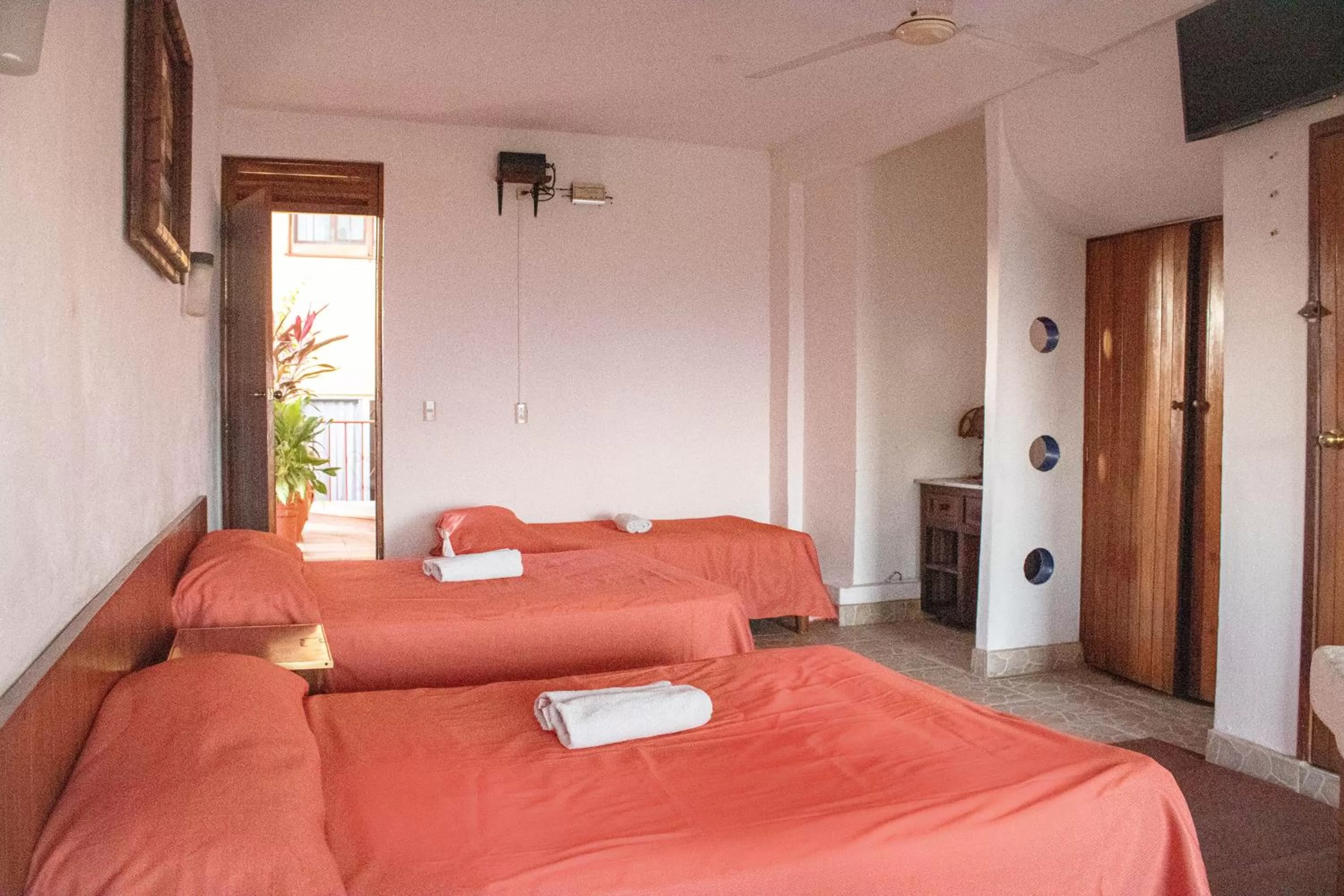 Bed in Hotel San Juan