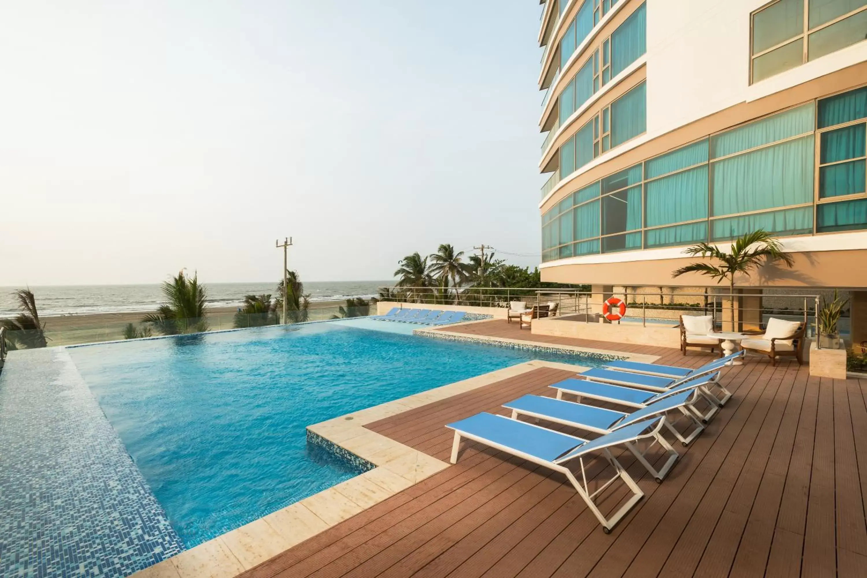 Property building, Swimming Pool in Radisson Cartagena Ocean Pavillion Hotel