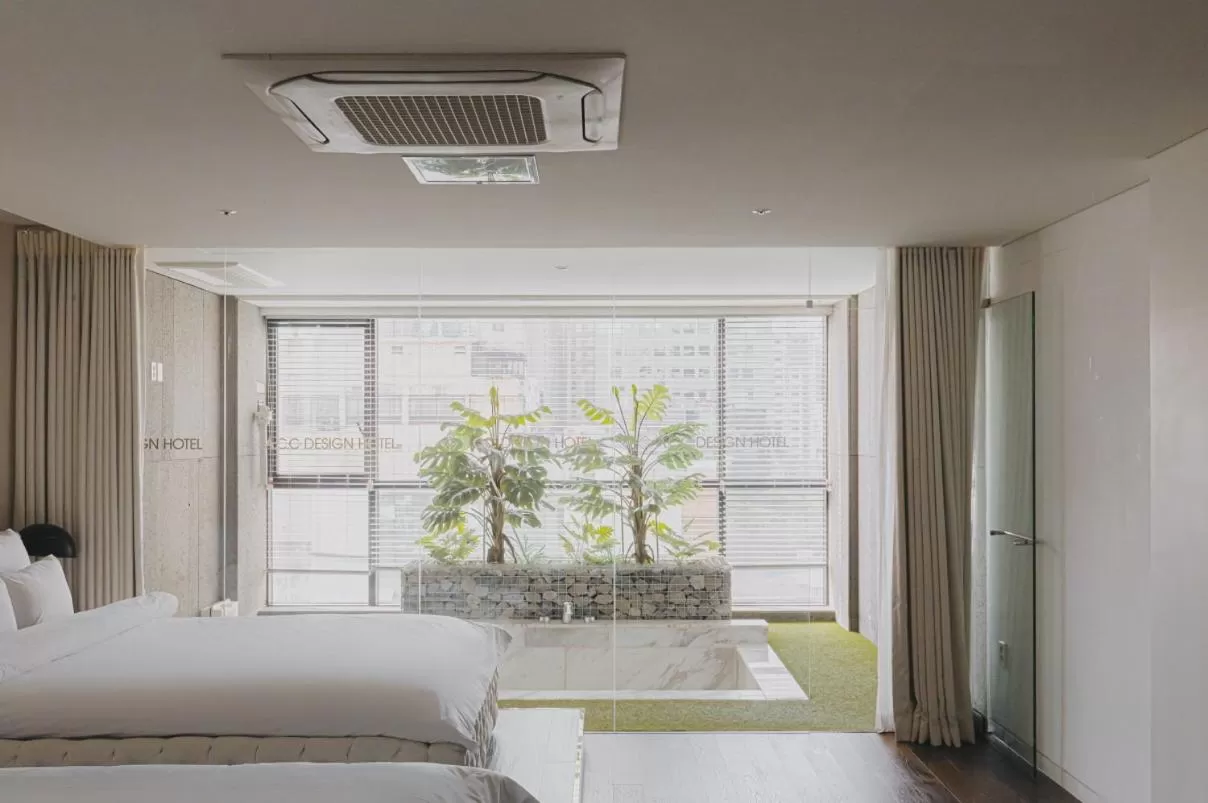 Bed in ACC Design Hotel