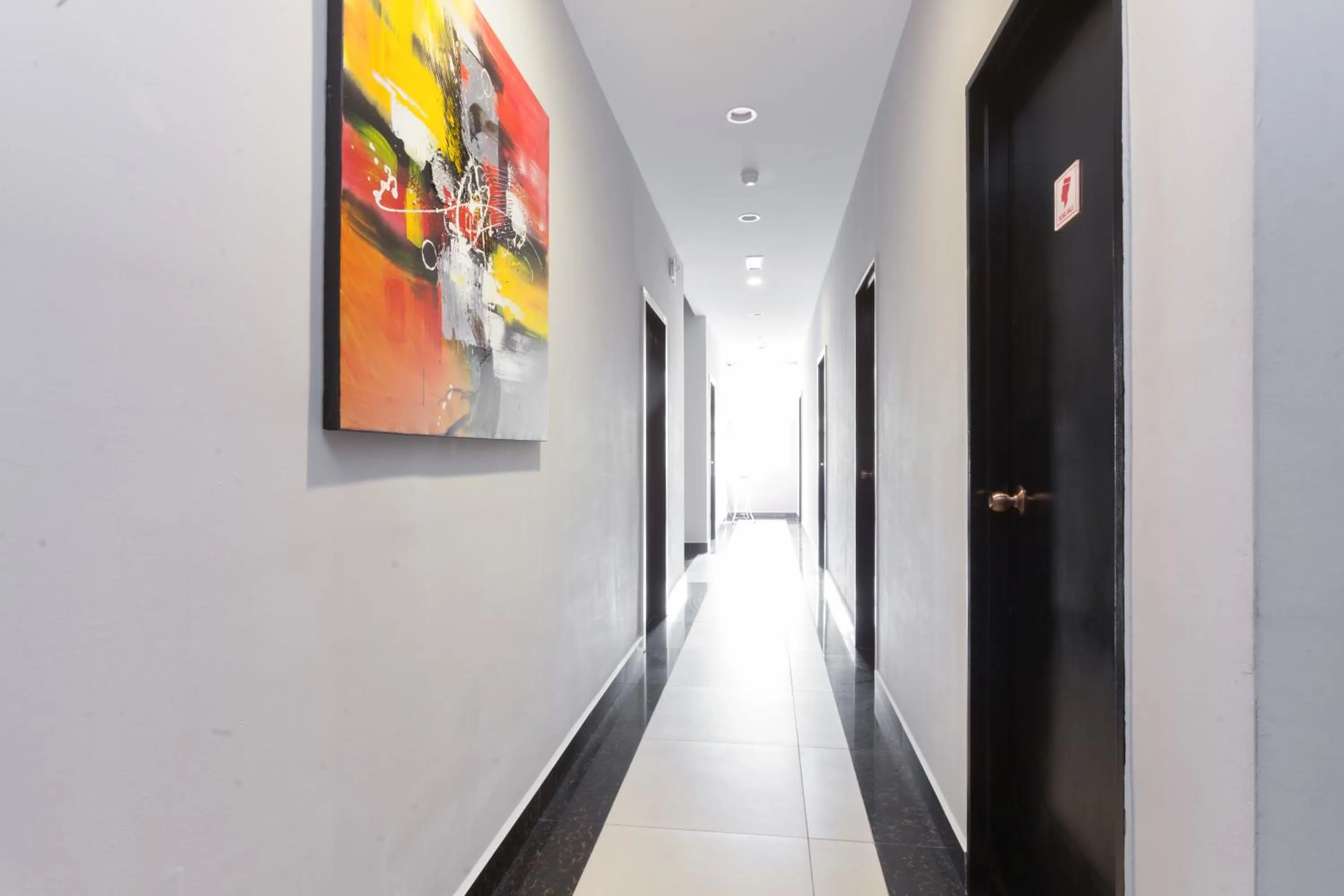 Decorative detail in D'Metro Hotel