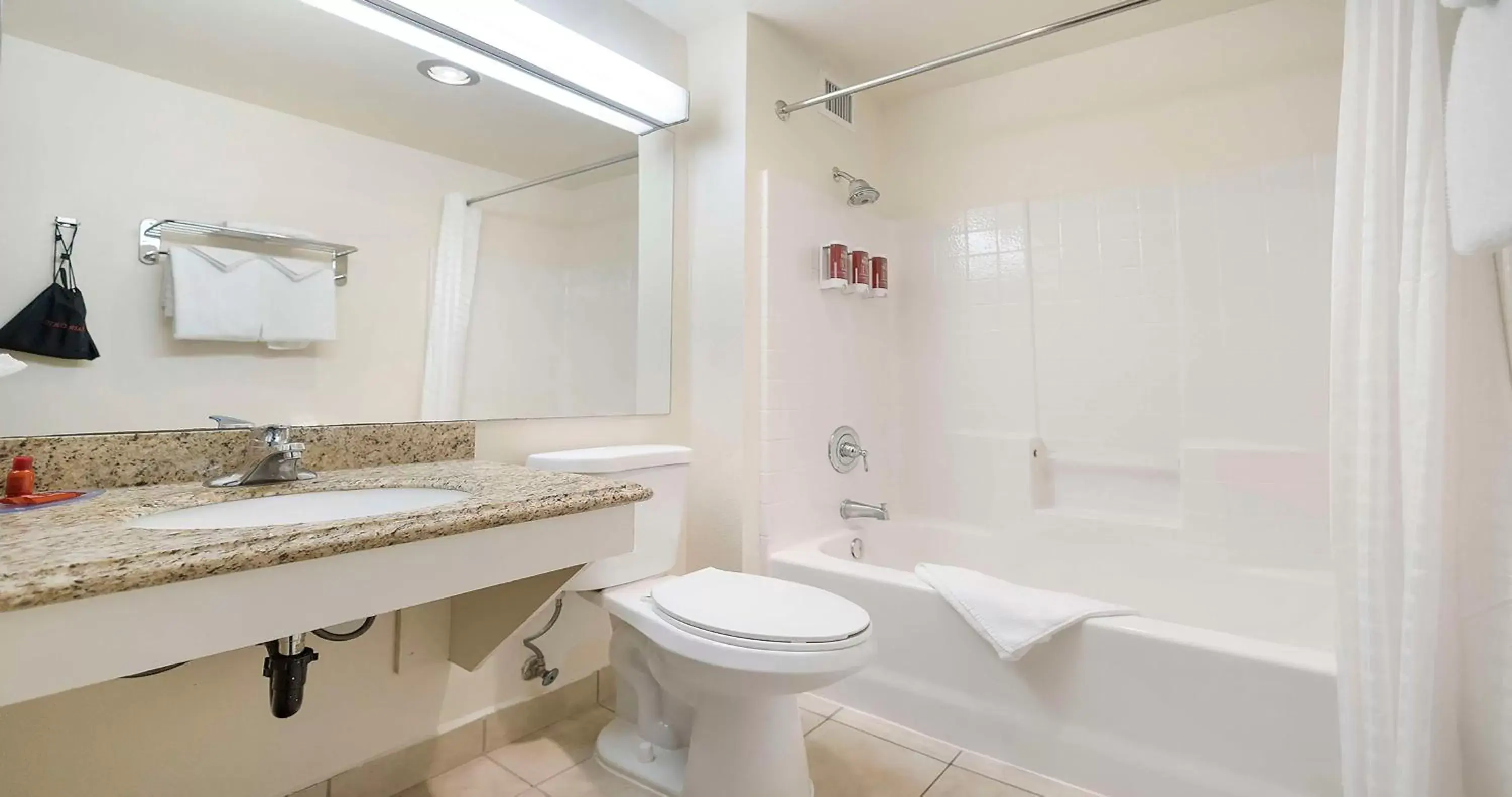 Bathroom in SureStay Plus Hotel by Best Western Rocklin