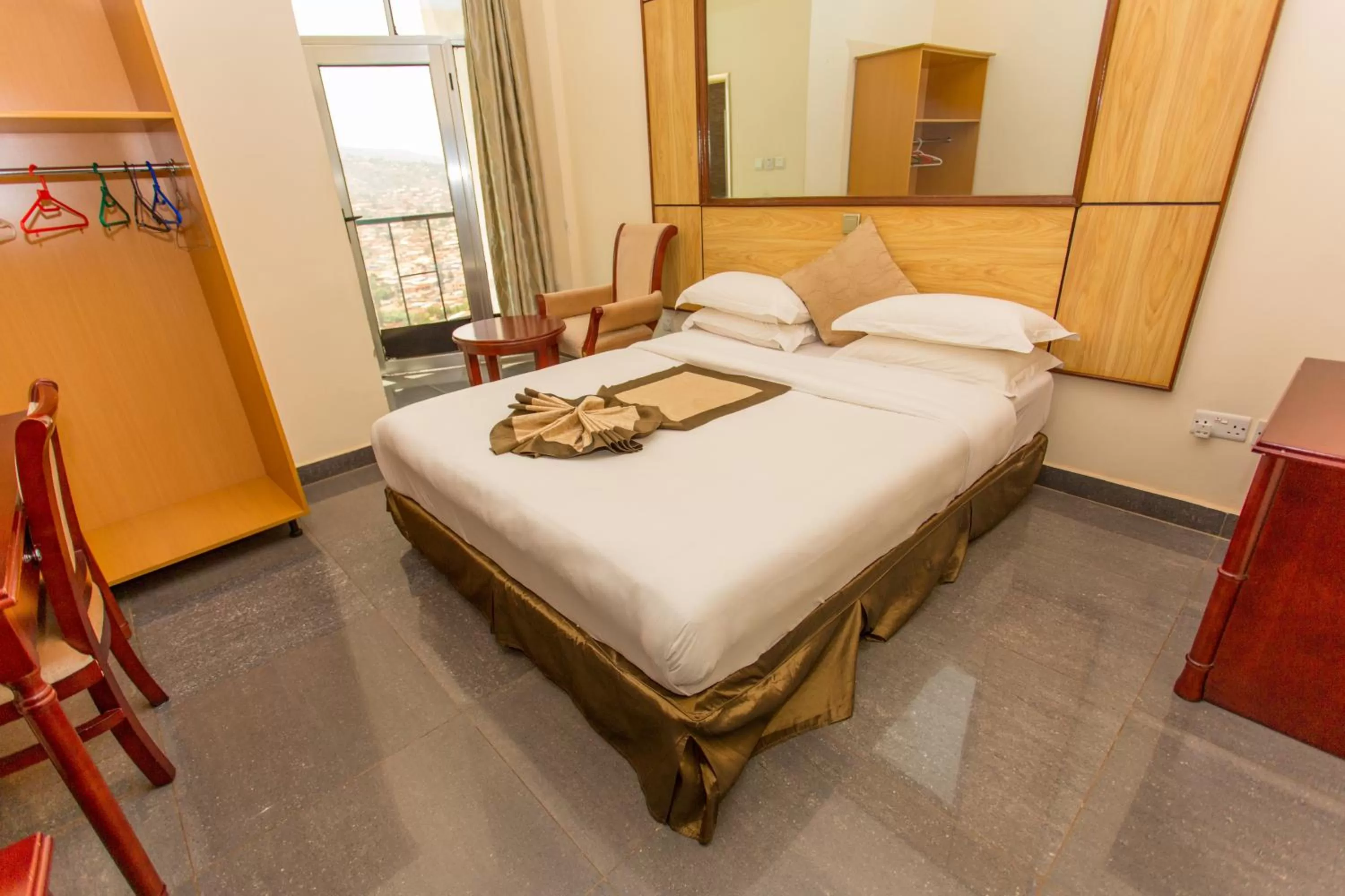Bed in Kigaliview Hotel and Apartments