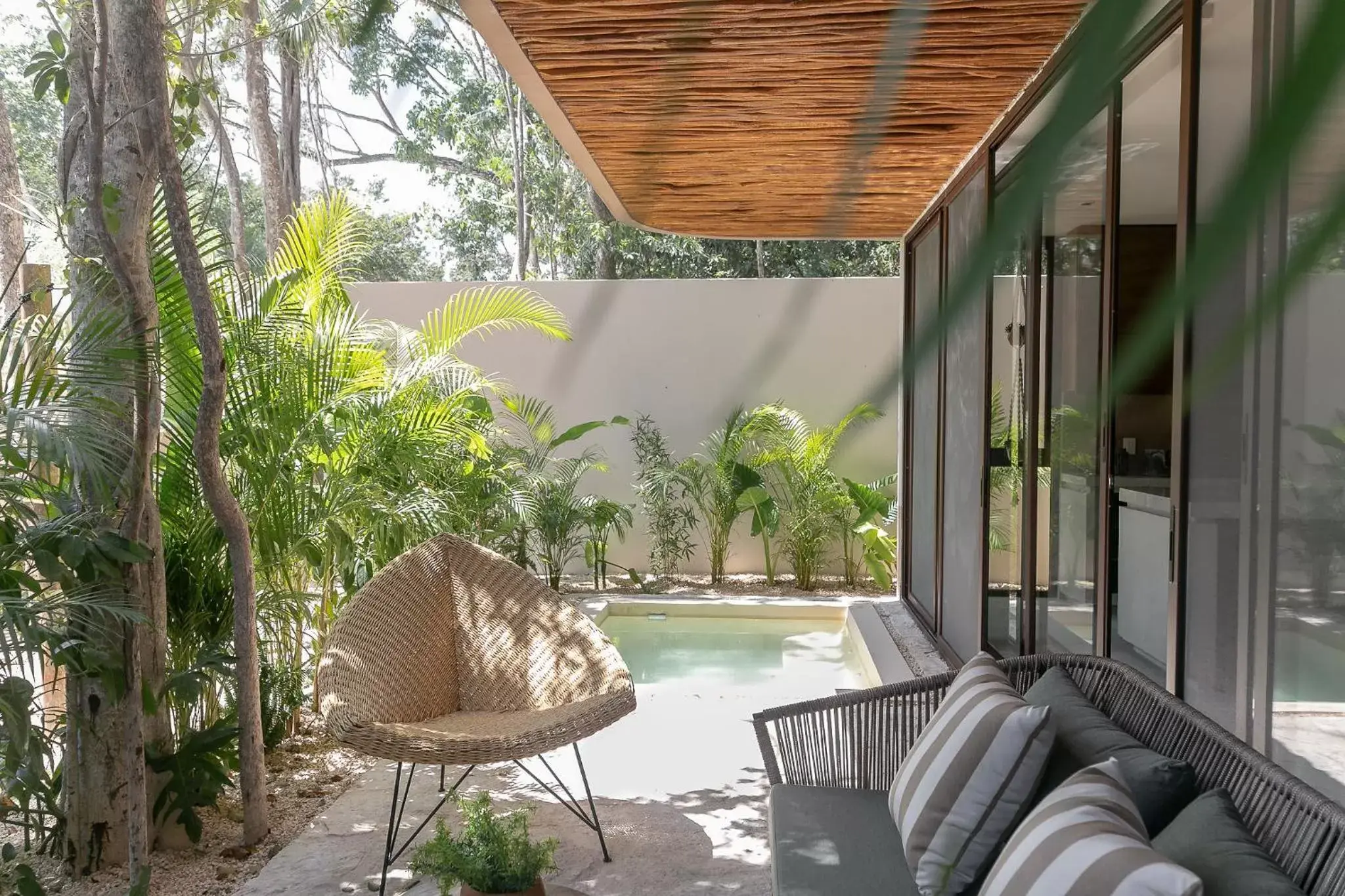 Patio, Swimming Pool in Zereno Boutique Hotel