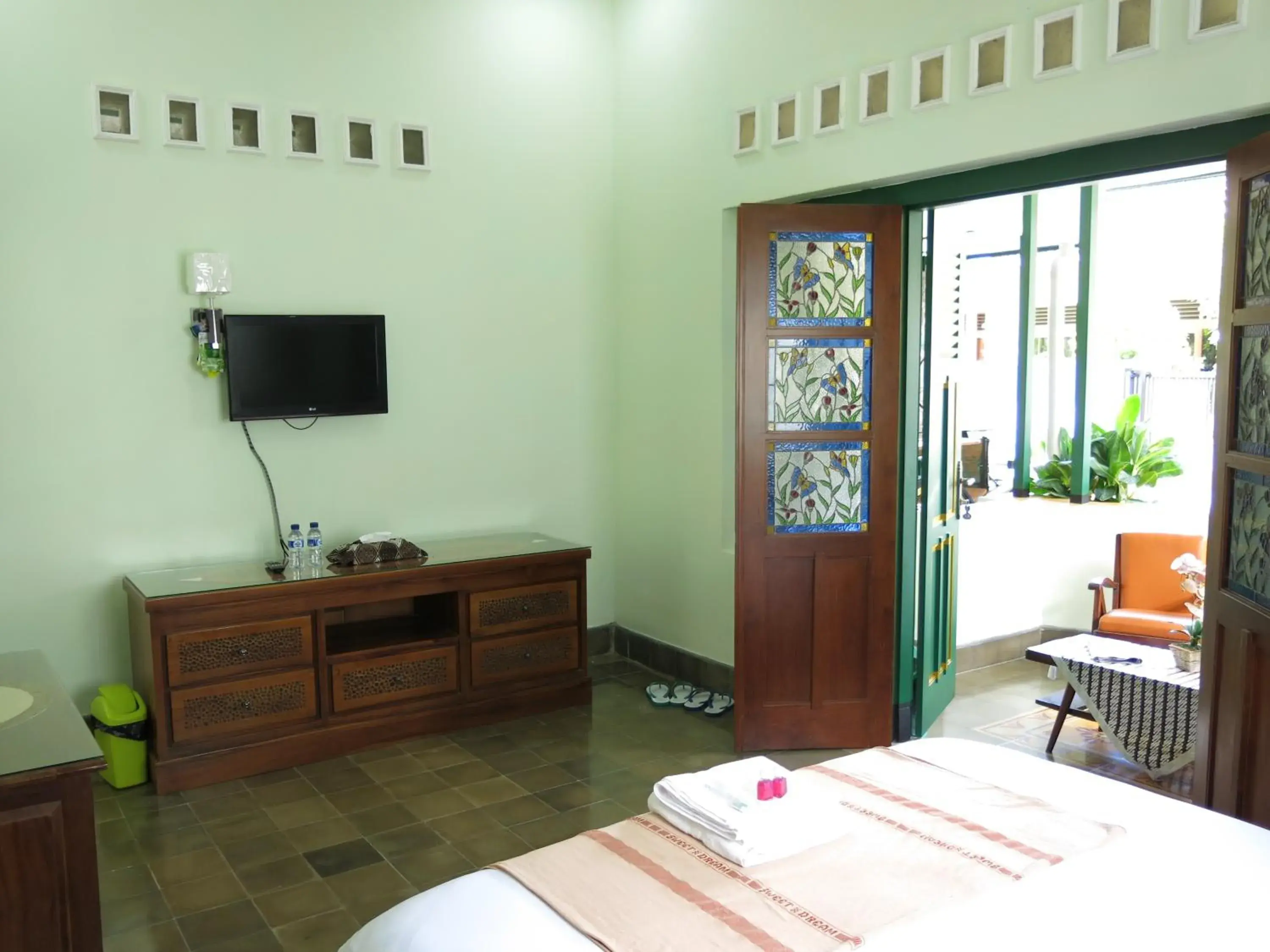 Bed in Pamularsih Homestay