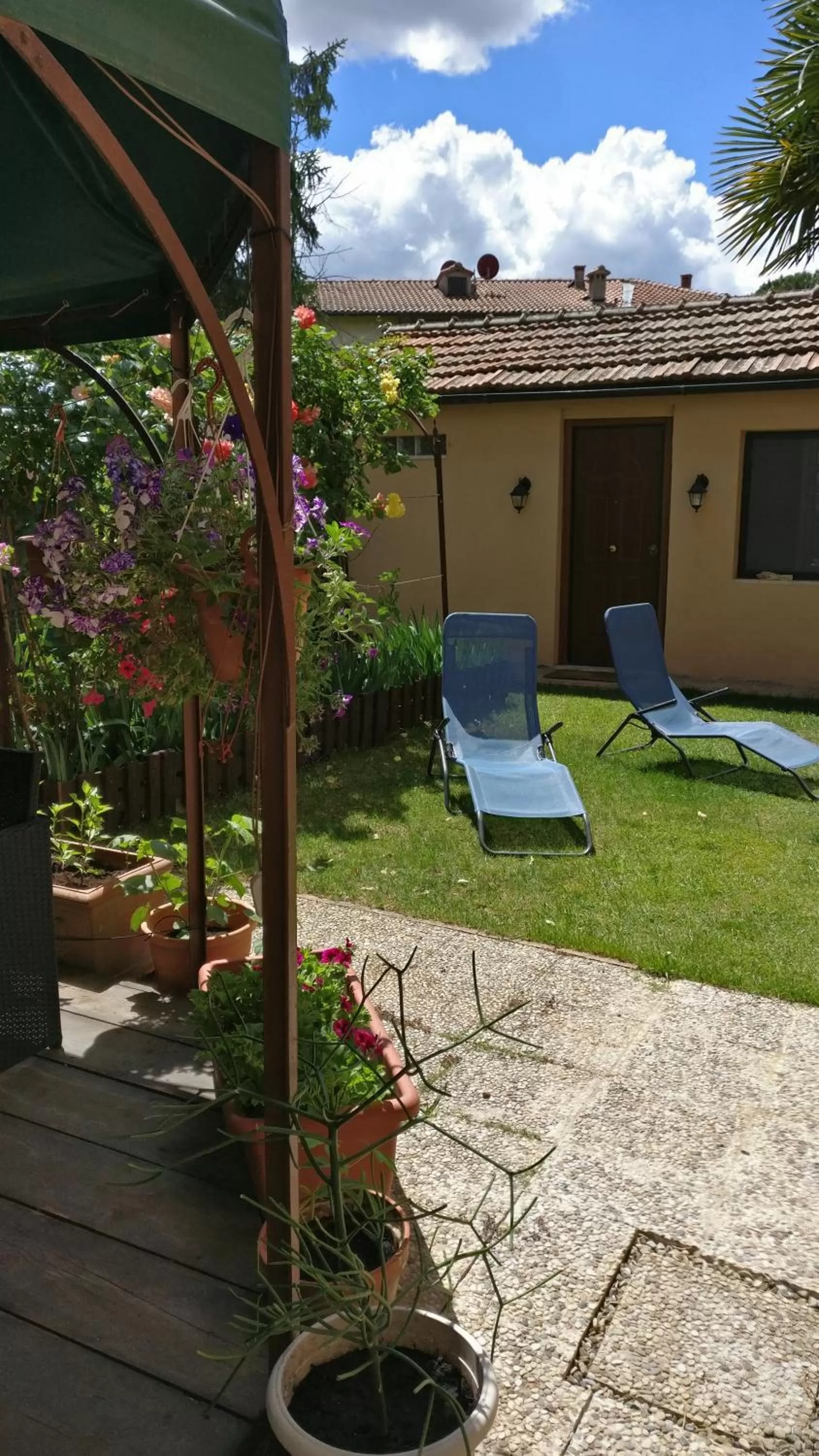 Garden in La Chicca B&B Siena