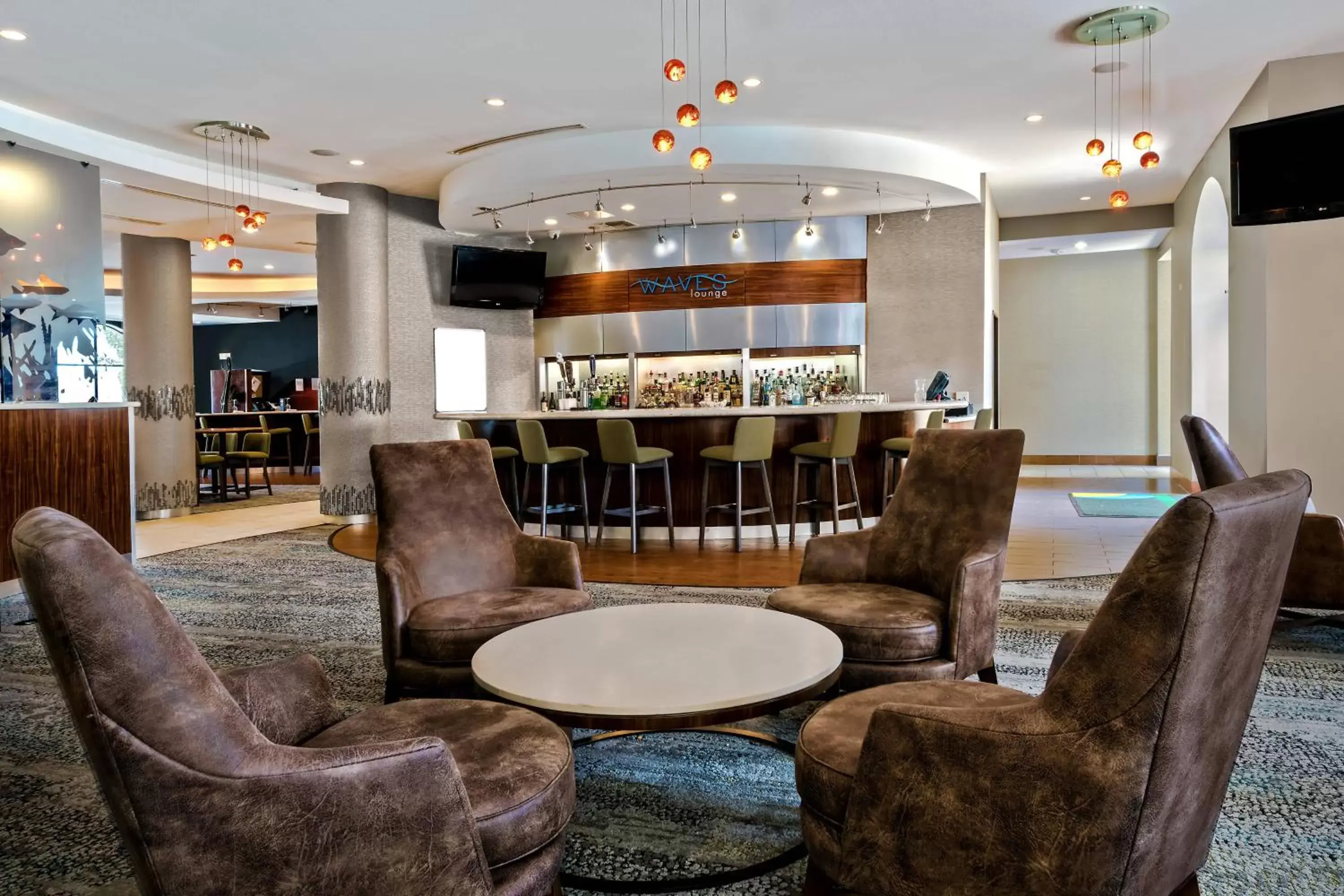 Lounge or bar, Lounge/Bar in Courtyard by Marriott San Antonio SeaWorld®/Westover Hills