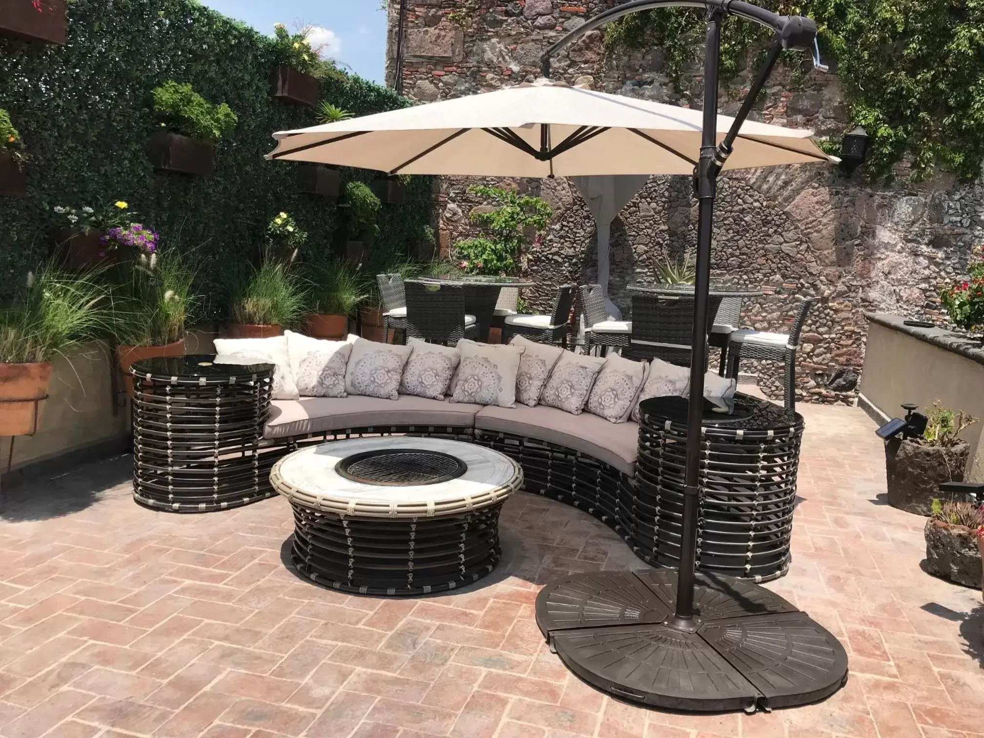 Bird's eye view, Seating Area in Hacienda Las Amantes