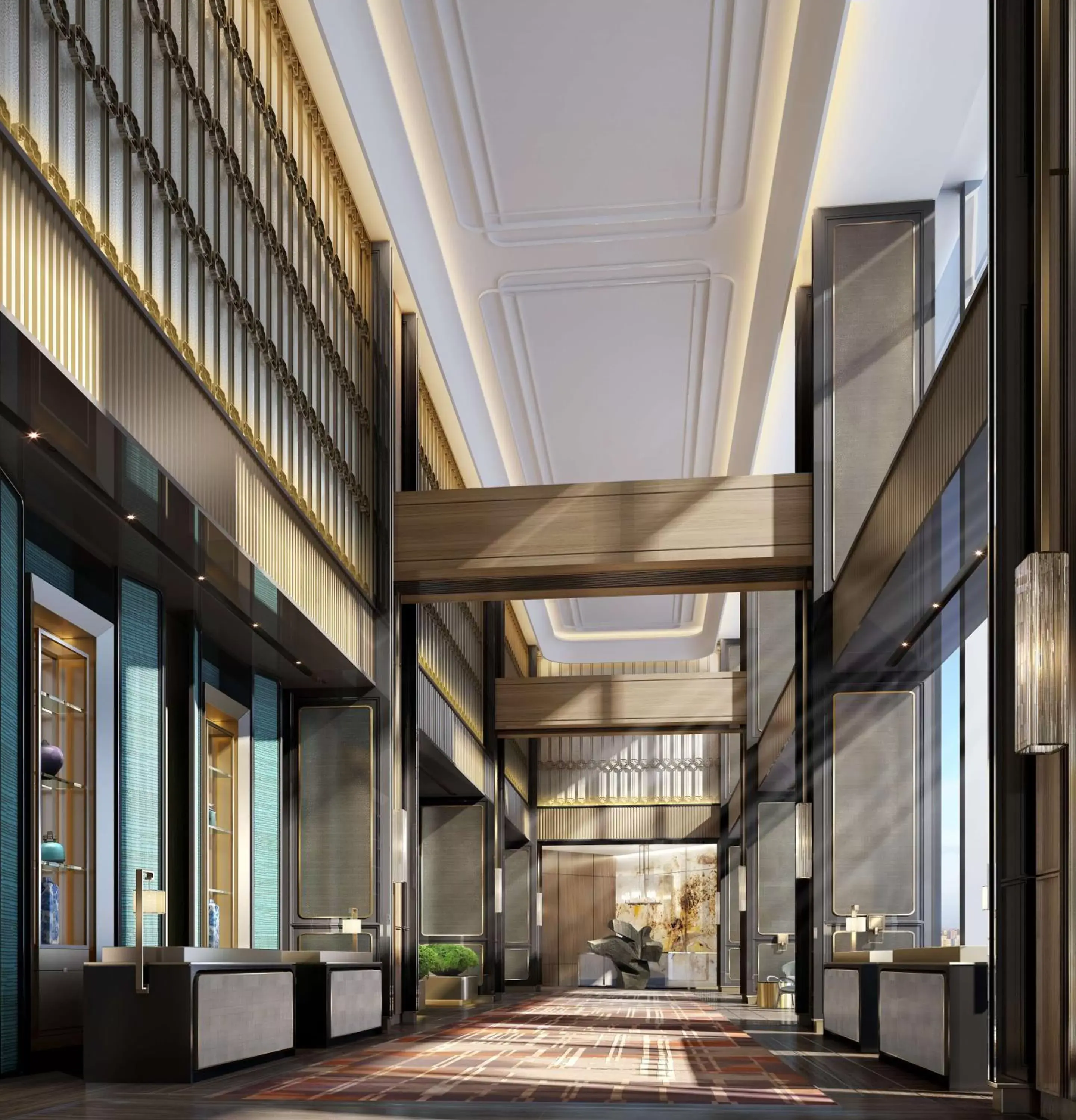 Lobby or reception in Hilton Fuzhou