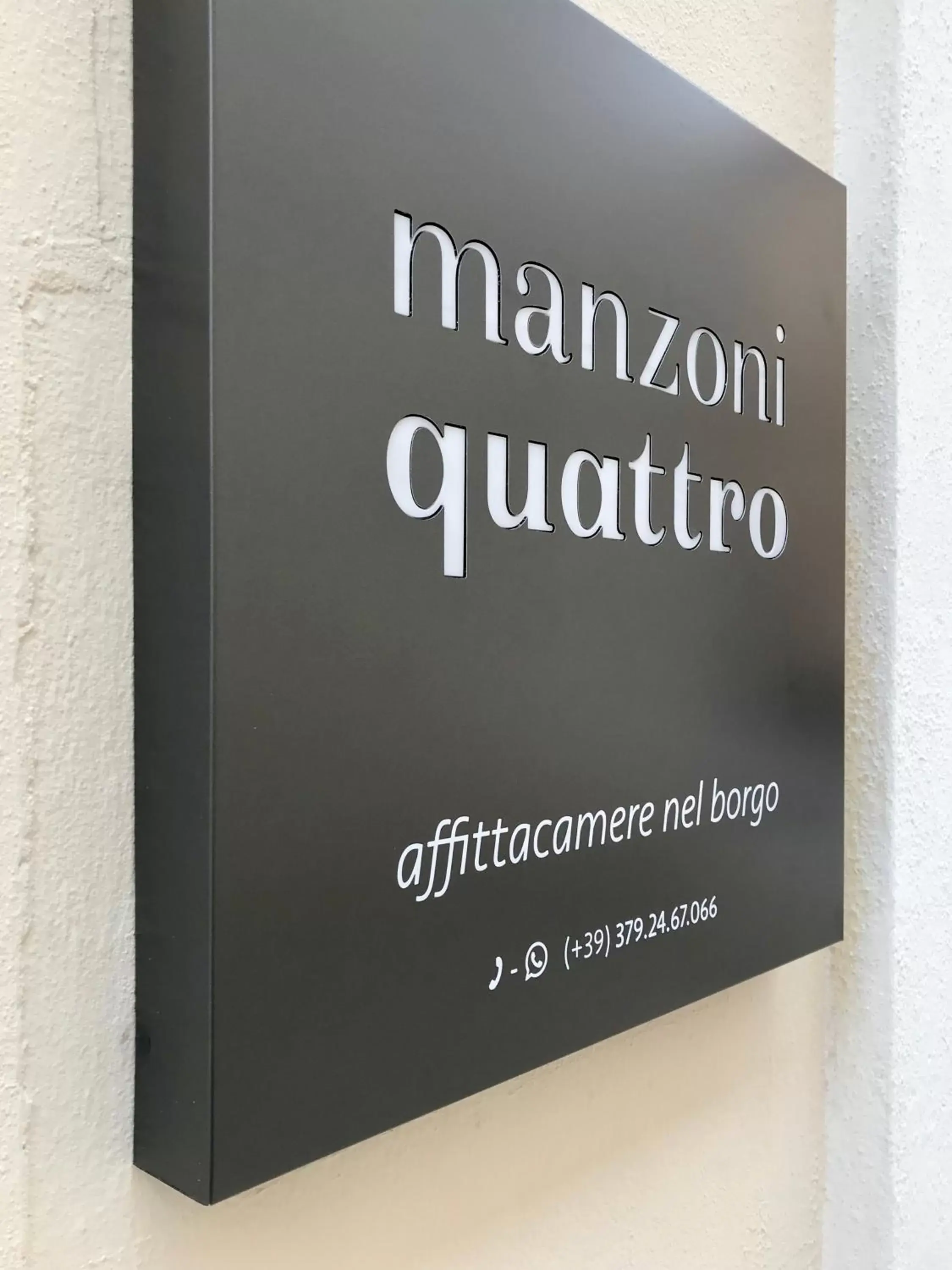 Property logo or sign in manzoniquattro