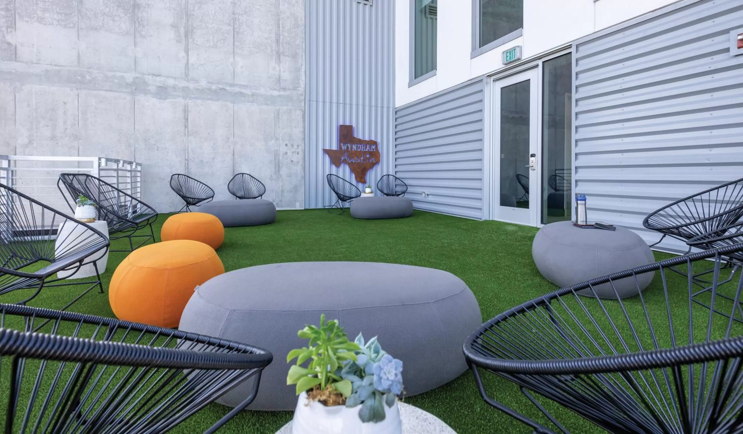 Inner courtyard view in Club Wyndham Austin