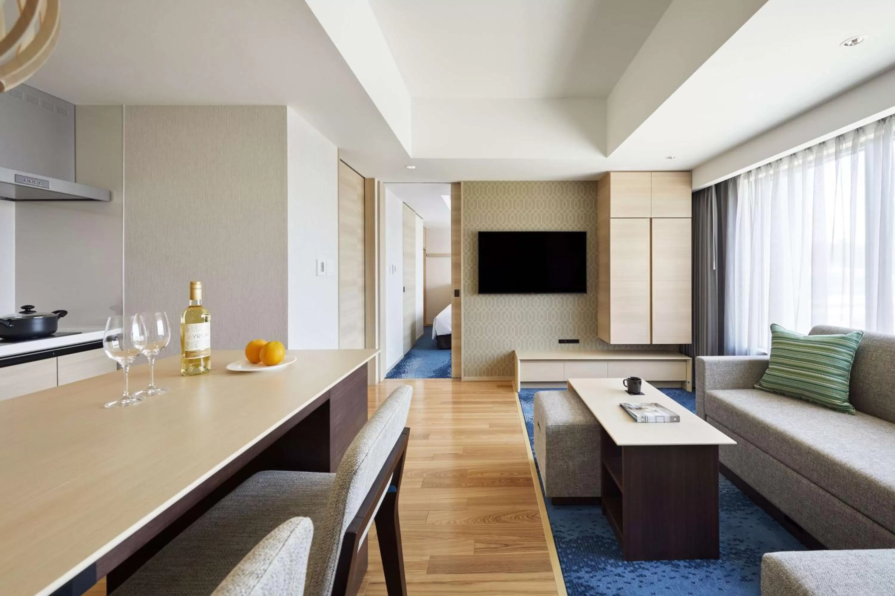 Photo of the whole room in Hyatt House Kanazawa