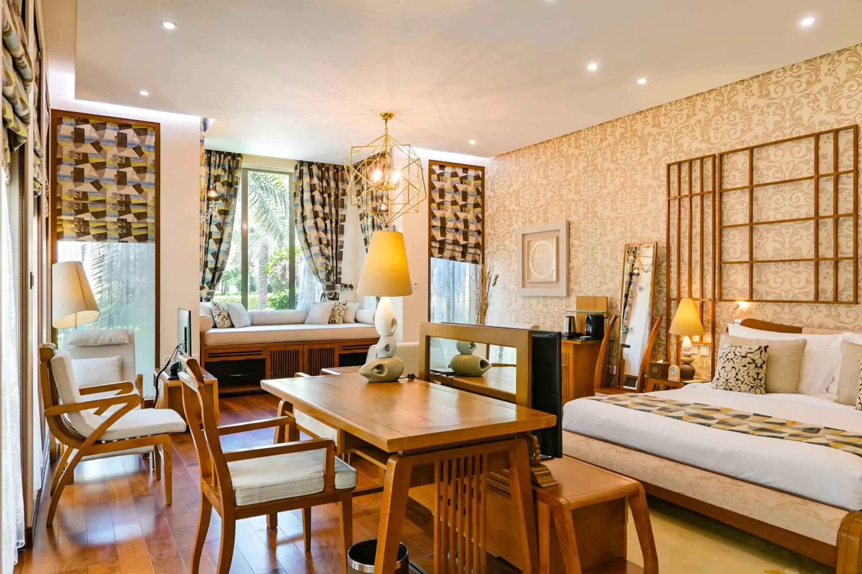 Seating area in Reef Boutique Hotel